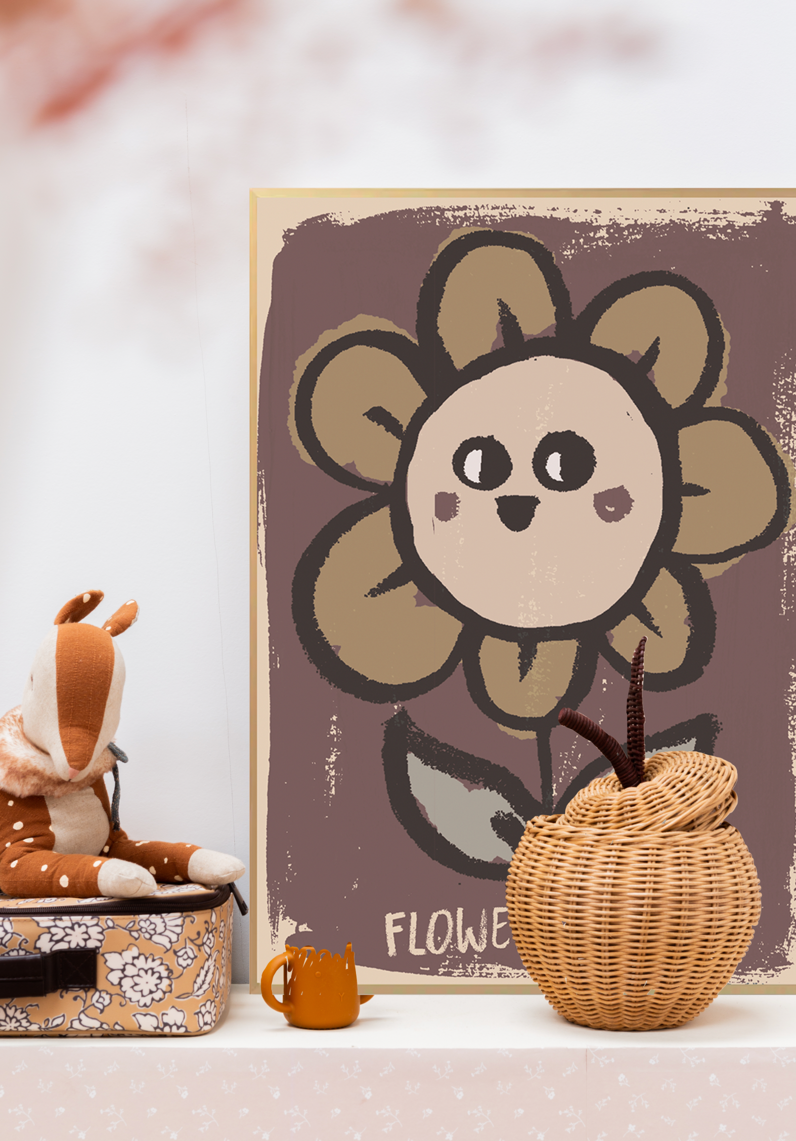 'Flower Child' Wall Poster - 2 Sizes Available