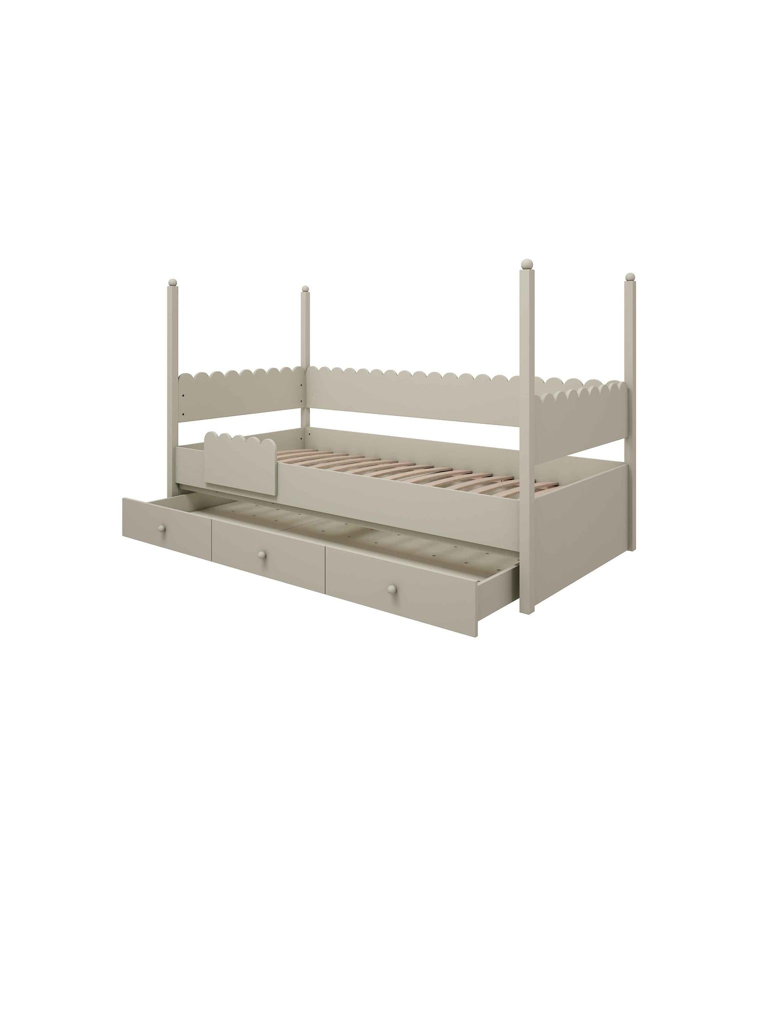 Handmade 'Babushka' Bunk Bed in Olive