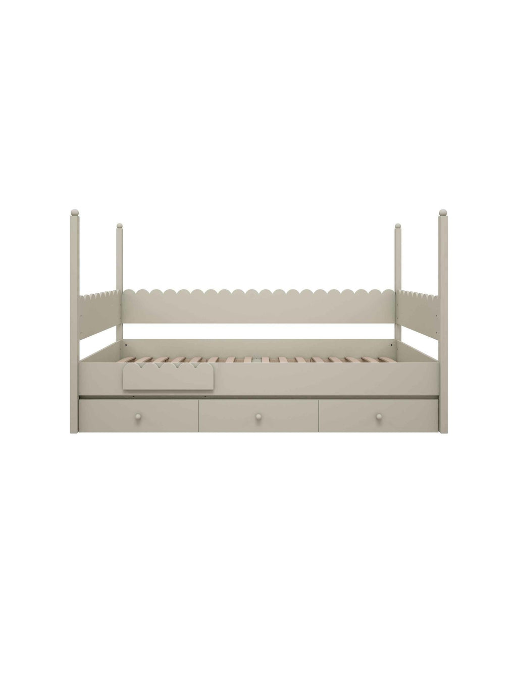 Handmade 'Babushka' Bunk Bed in Olive