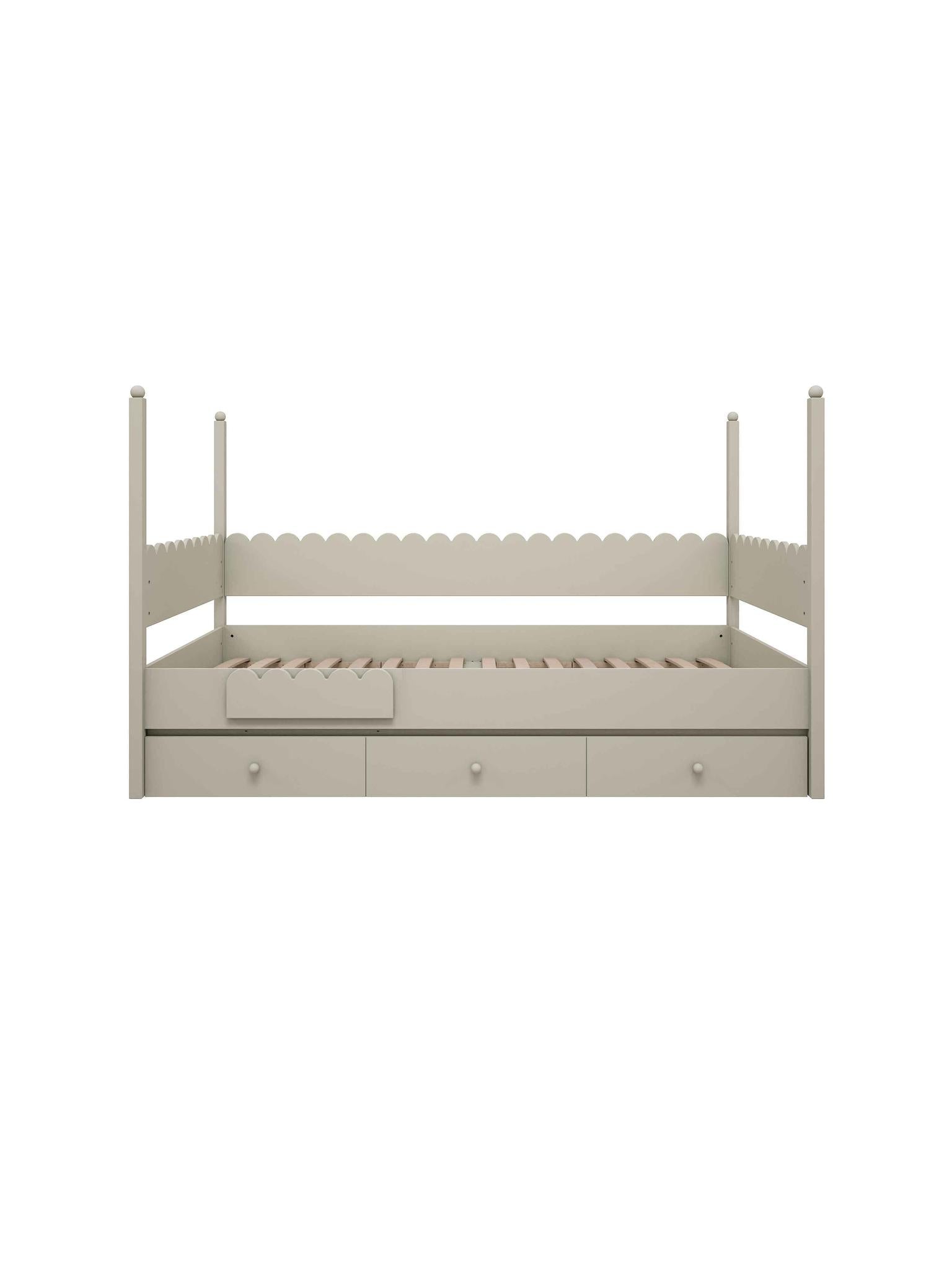 Handmade 'Babushka' Bunk Bed in Olive