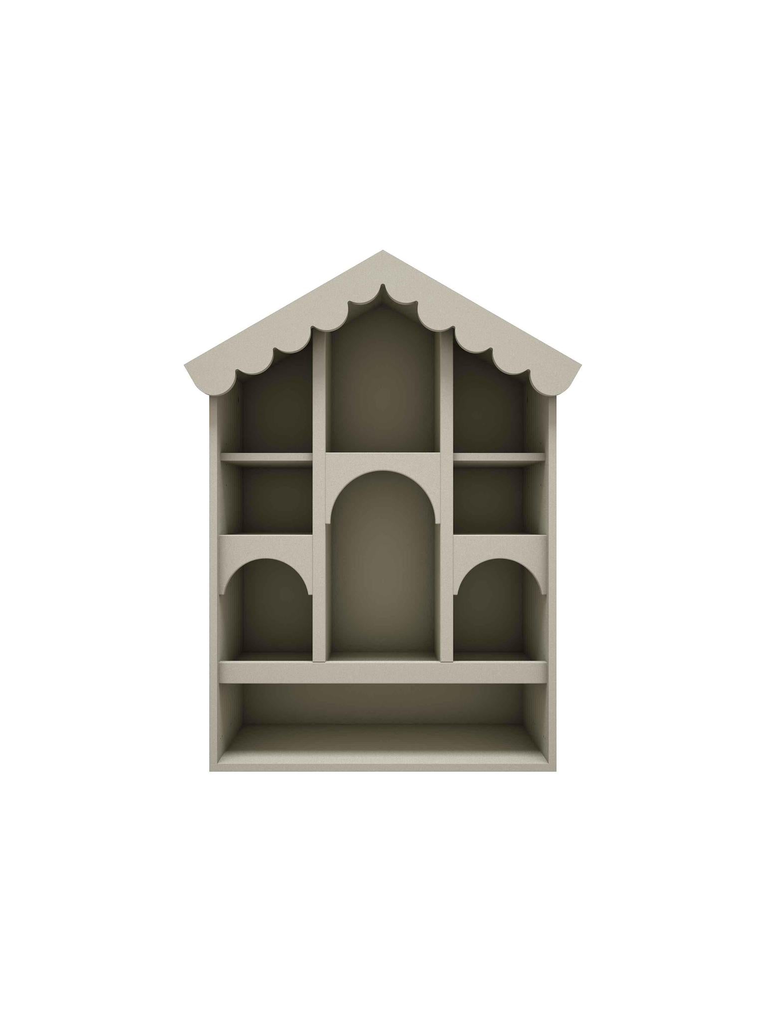 Handmade 'Babushka' Olive Dolls House