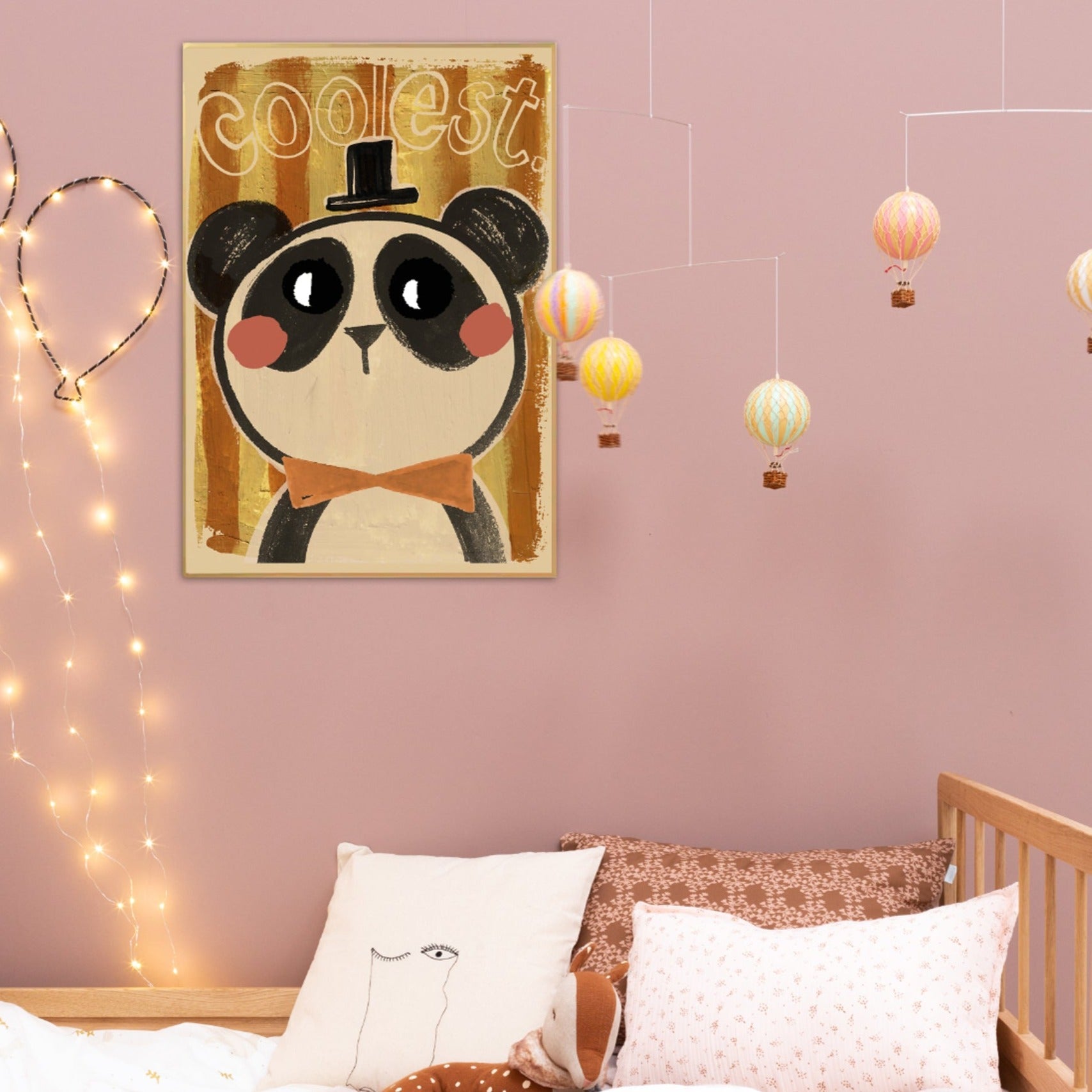 Panda 'Coolest' 50x70cm Wall Poster