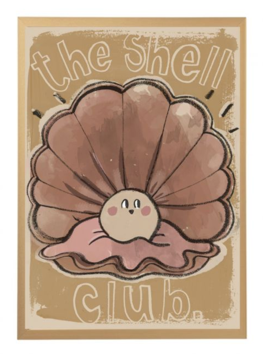 'The Shell Club' Shell 50X70CM Wall Poster