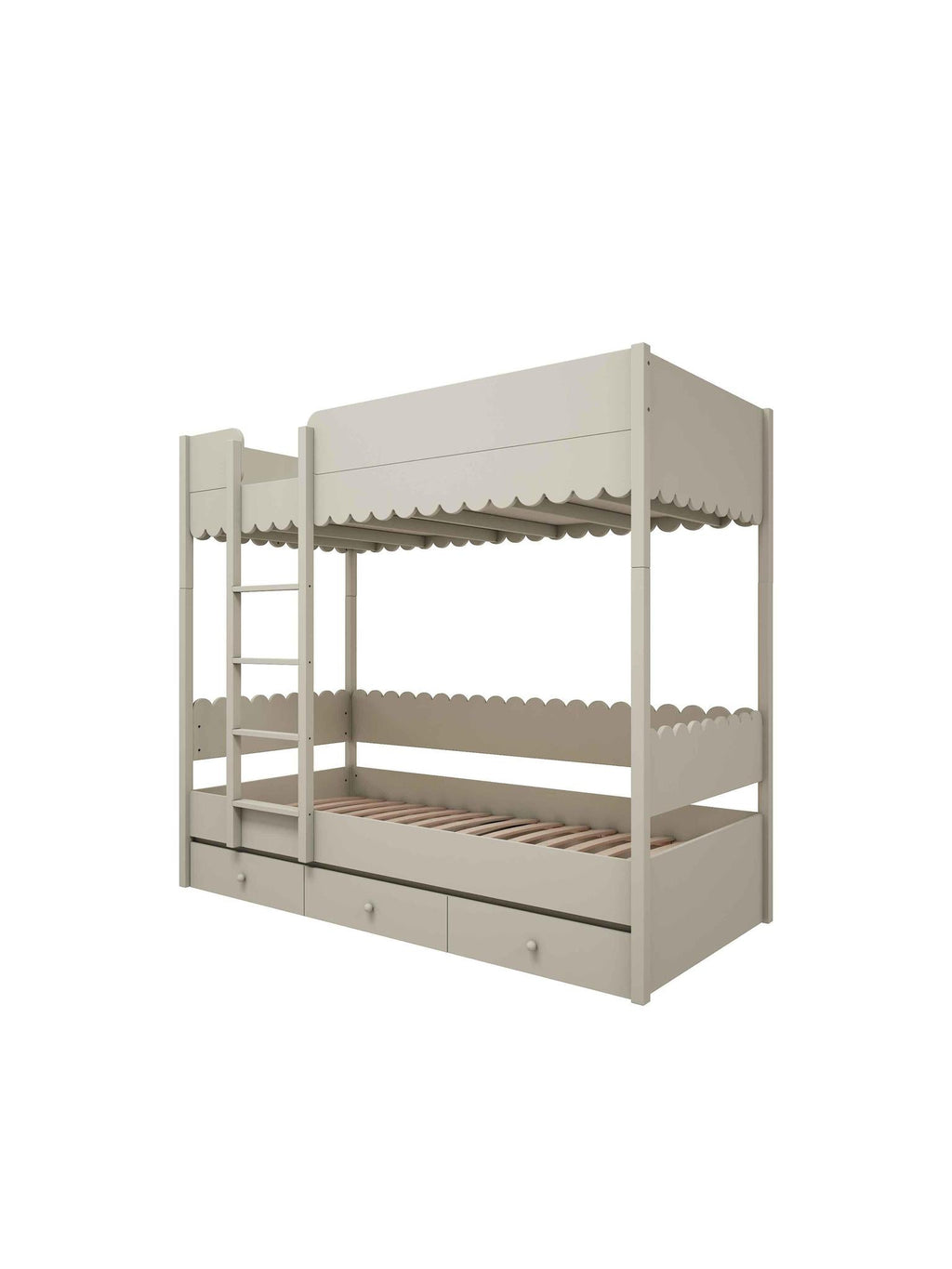 Handmade 'Babushka' Bunk Bed in Olive