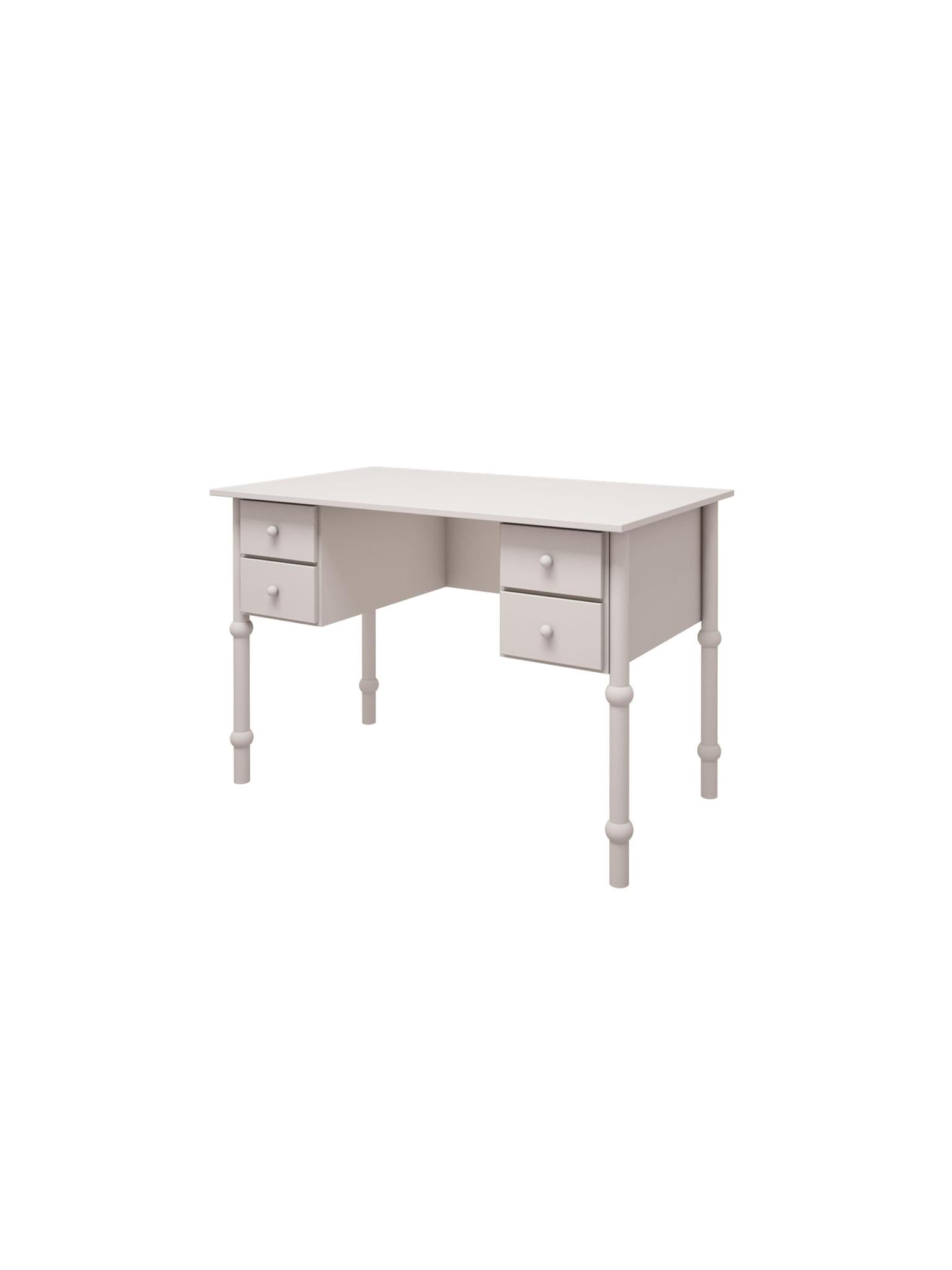 Handmade 'Babushka' White Desk