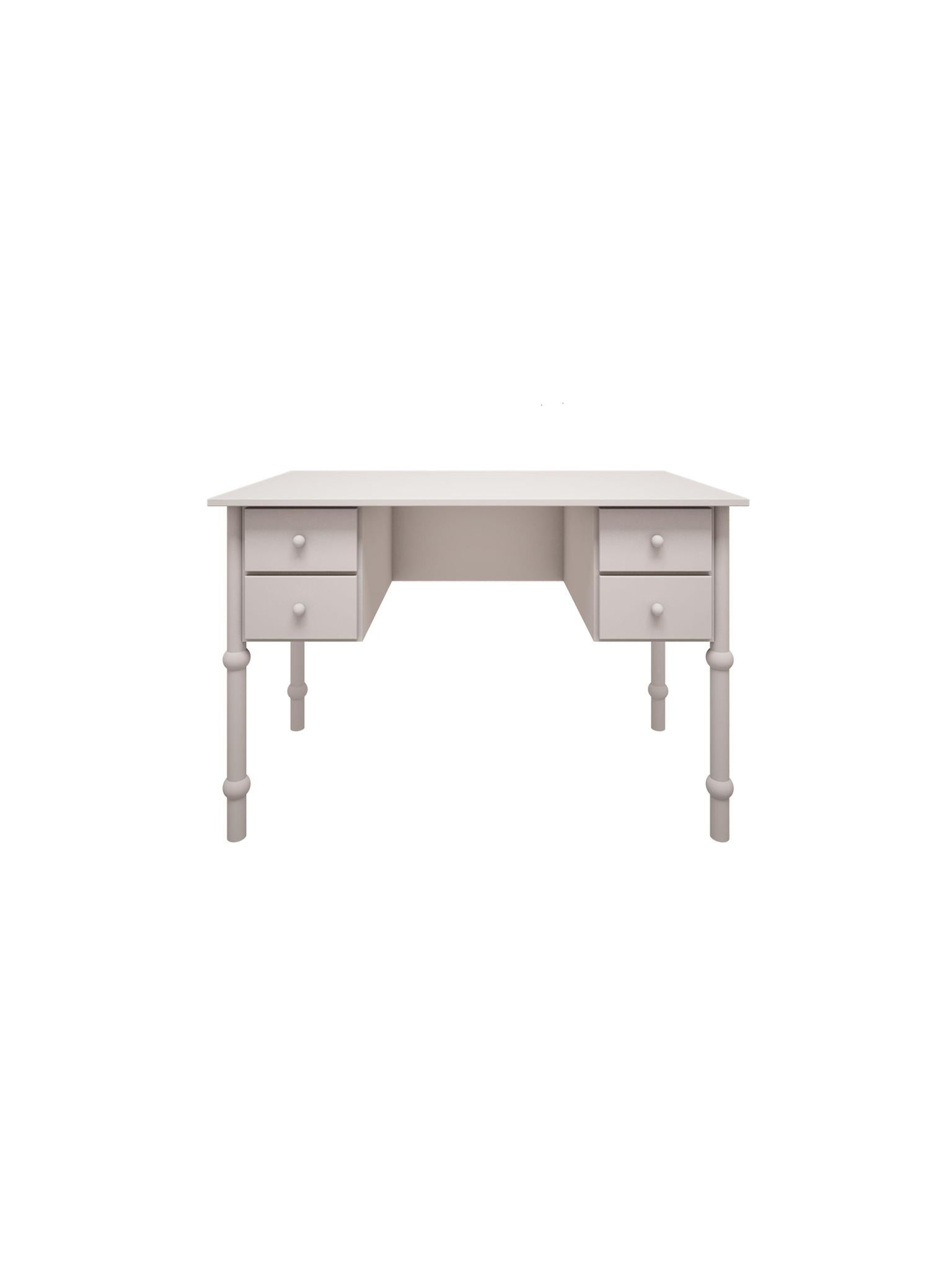 Handmade 'Babushka' White Desk