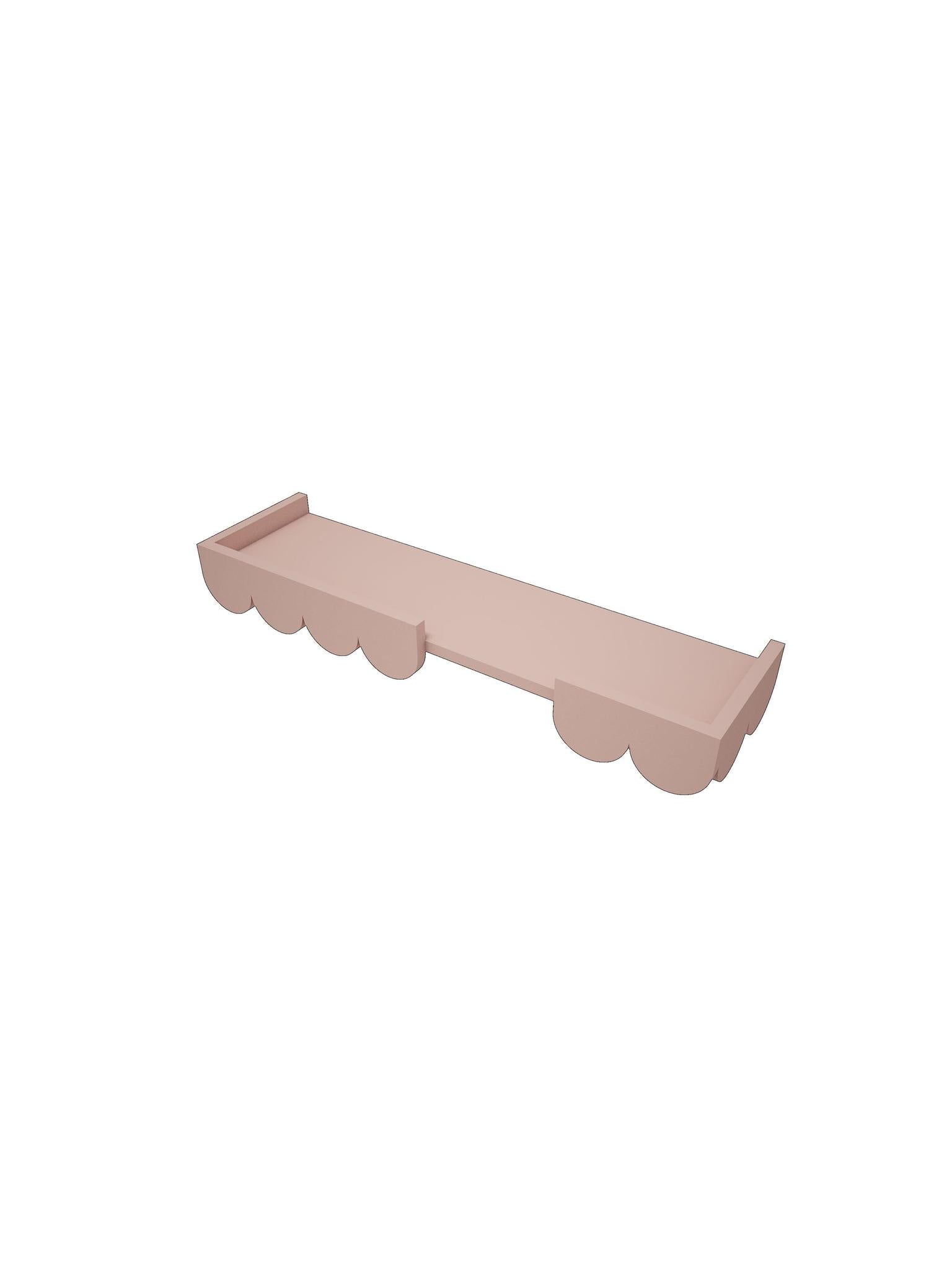 Handmade 'Babushka' Pink Wall Shelf