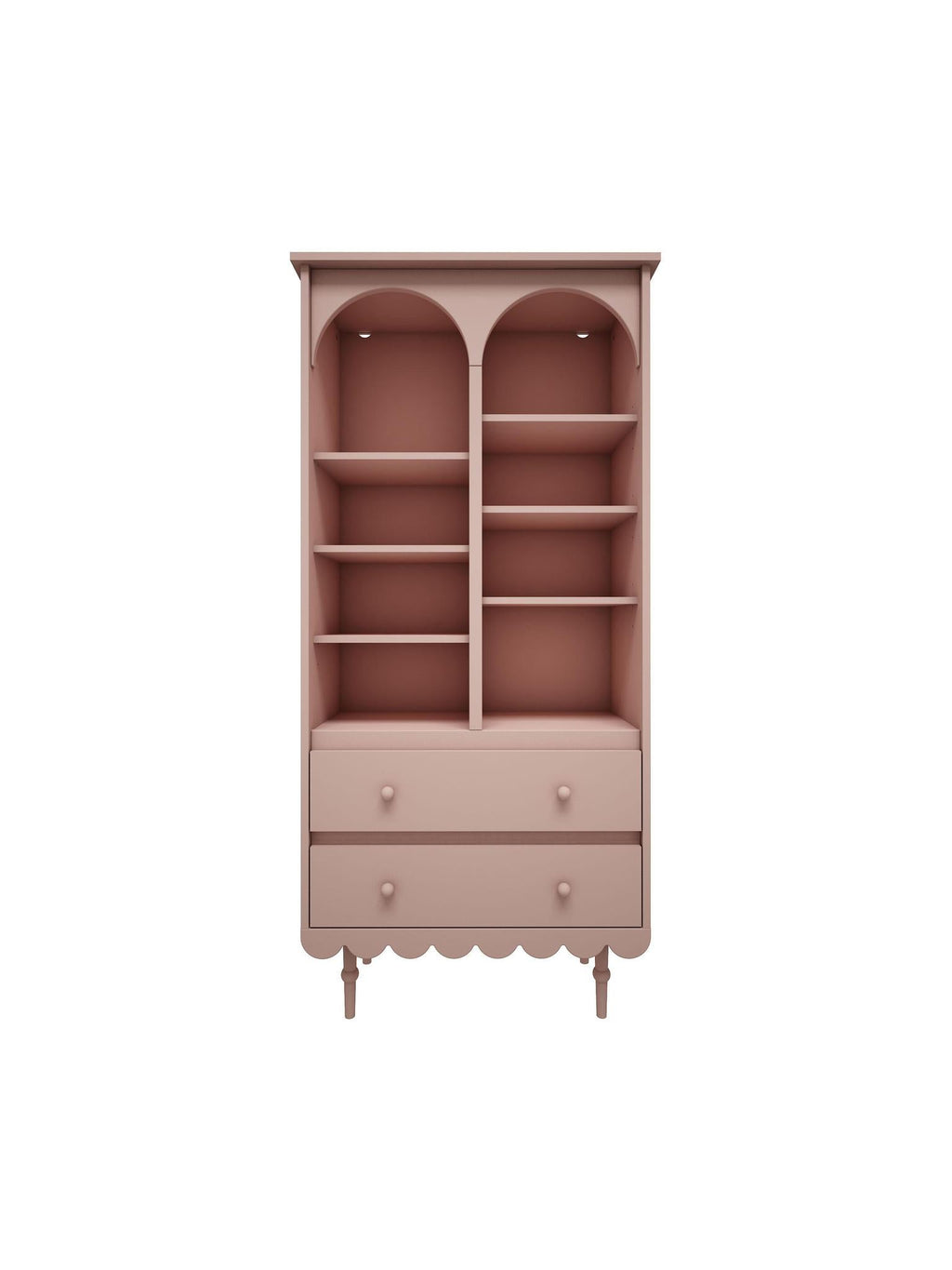 Handmade 'Babushka' Pink Bookshelf Tall