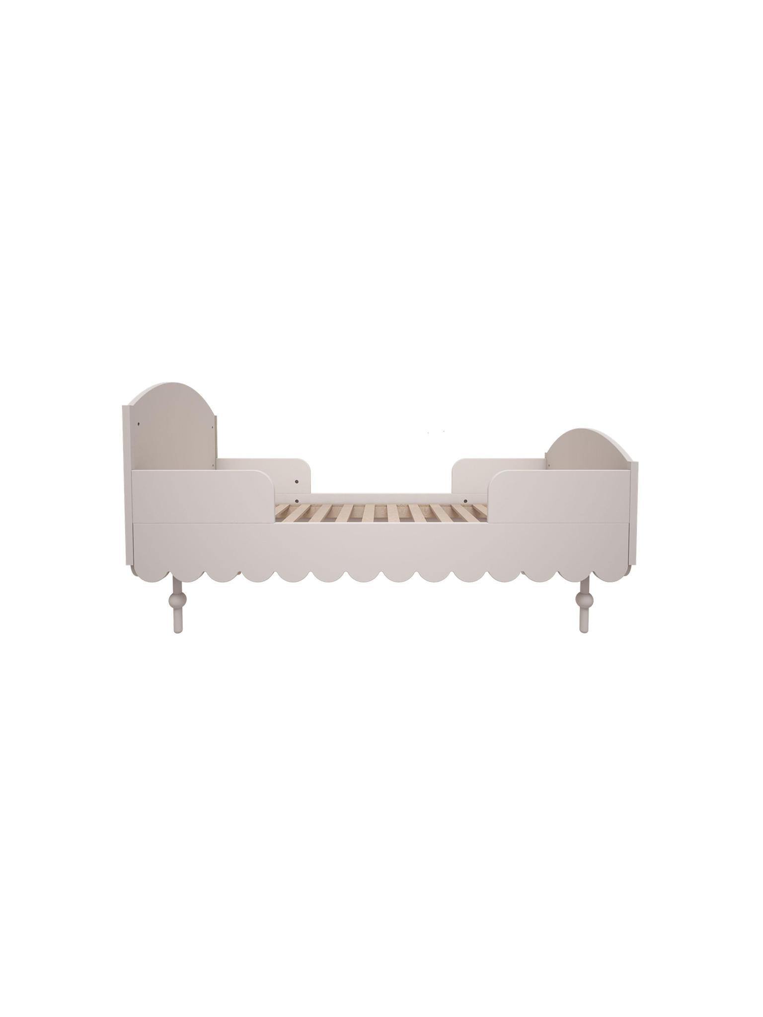 Handmade 'Babushka' White Cot Bed 70 x 140cm