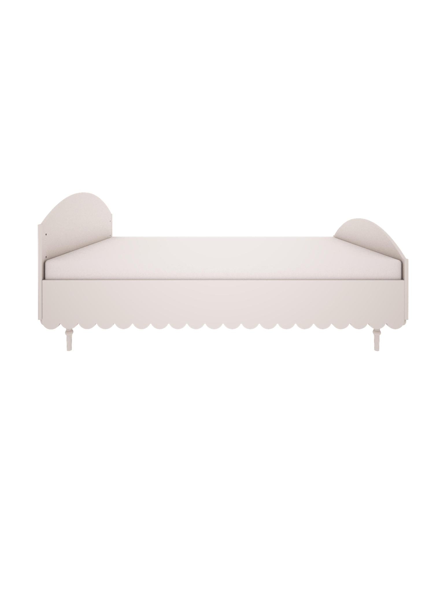 Handmade 'Babushka' White Bed 120 x 200cm