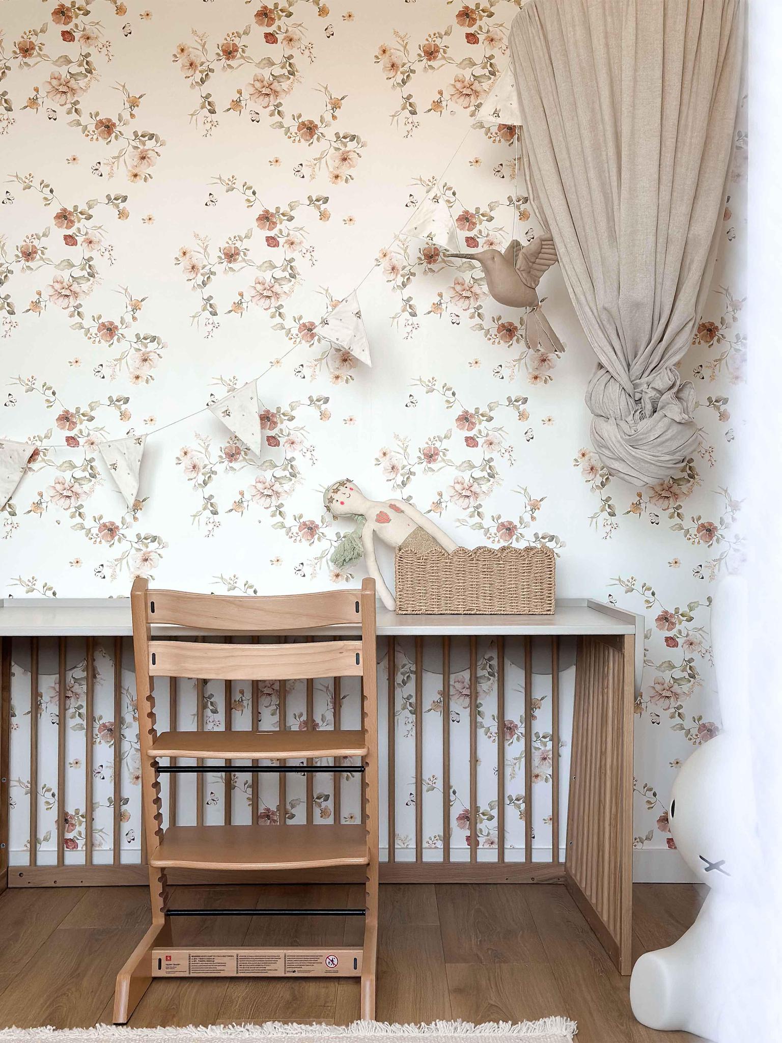 Handmade 'Bloom' Cot Bed 70 x 140