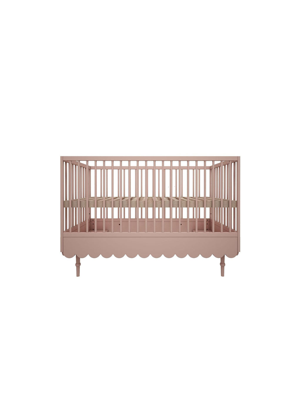 Handmade 'Babushka' Pink Cot Bed 70 x 140cm