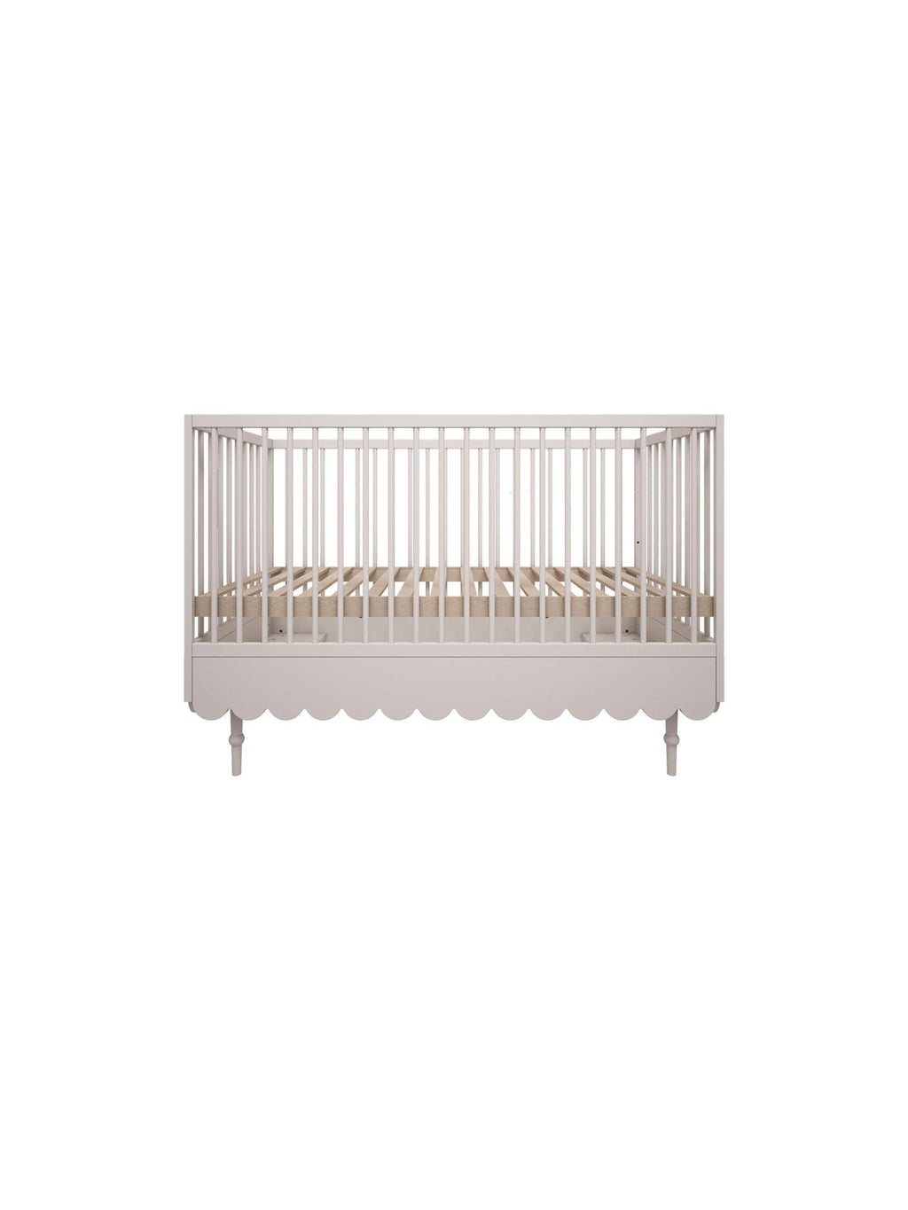 Handmade 'Babushka' White Cot Bed 70 x 140cm