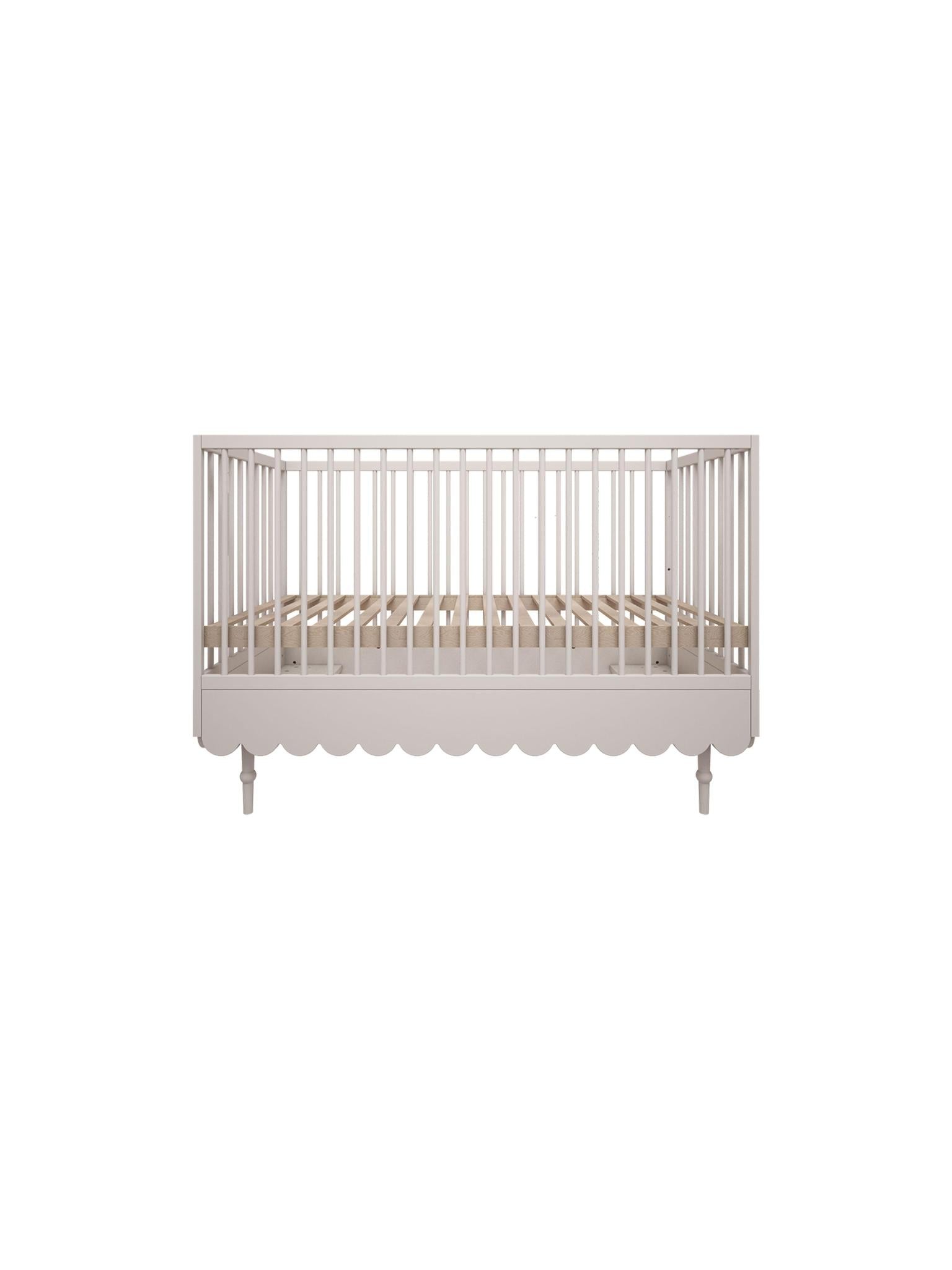 Handmade 'Babushka' White Cot Bed 70 x 140cm