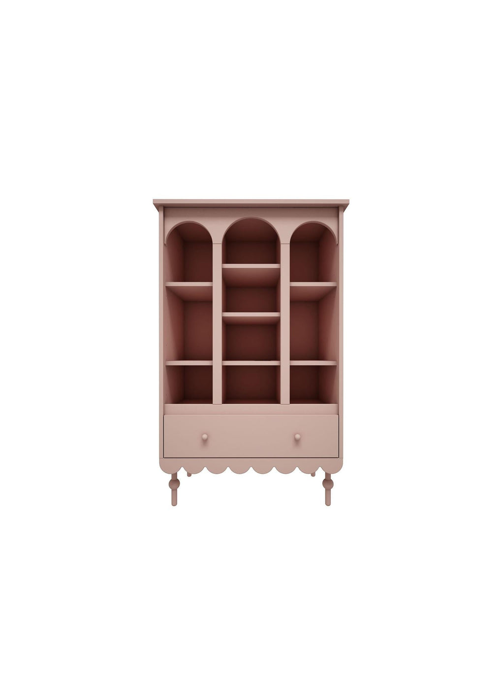 Handmade 'Babushka' Pink Bookshelf