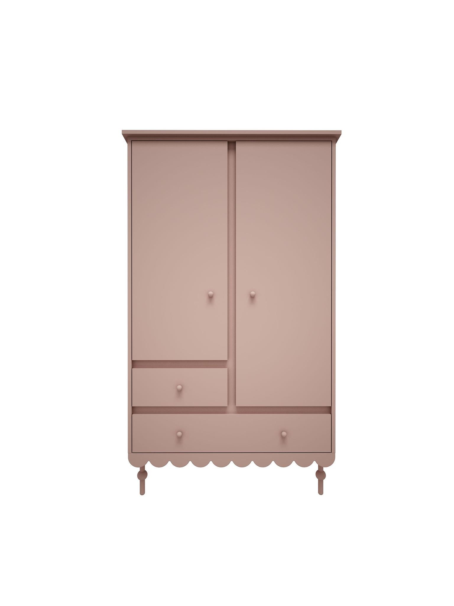 Handmade 'Babushka' Pink Wardrobe