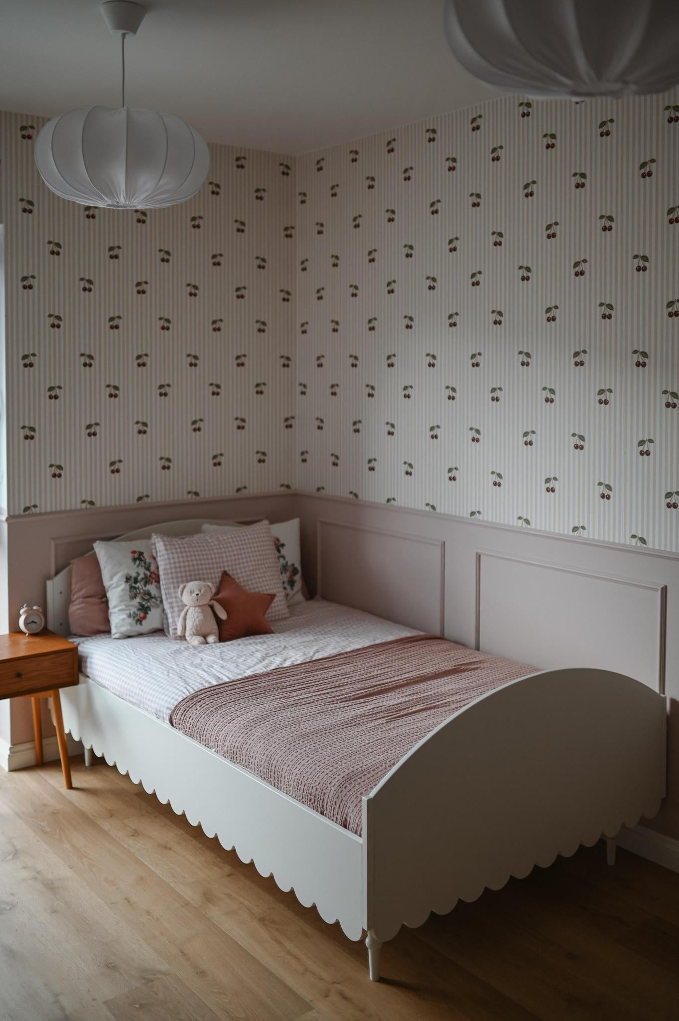 Handmade 'Babushka' White Bed 90 x 200cm