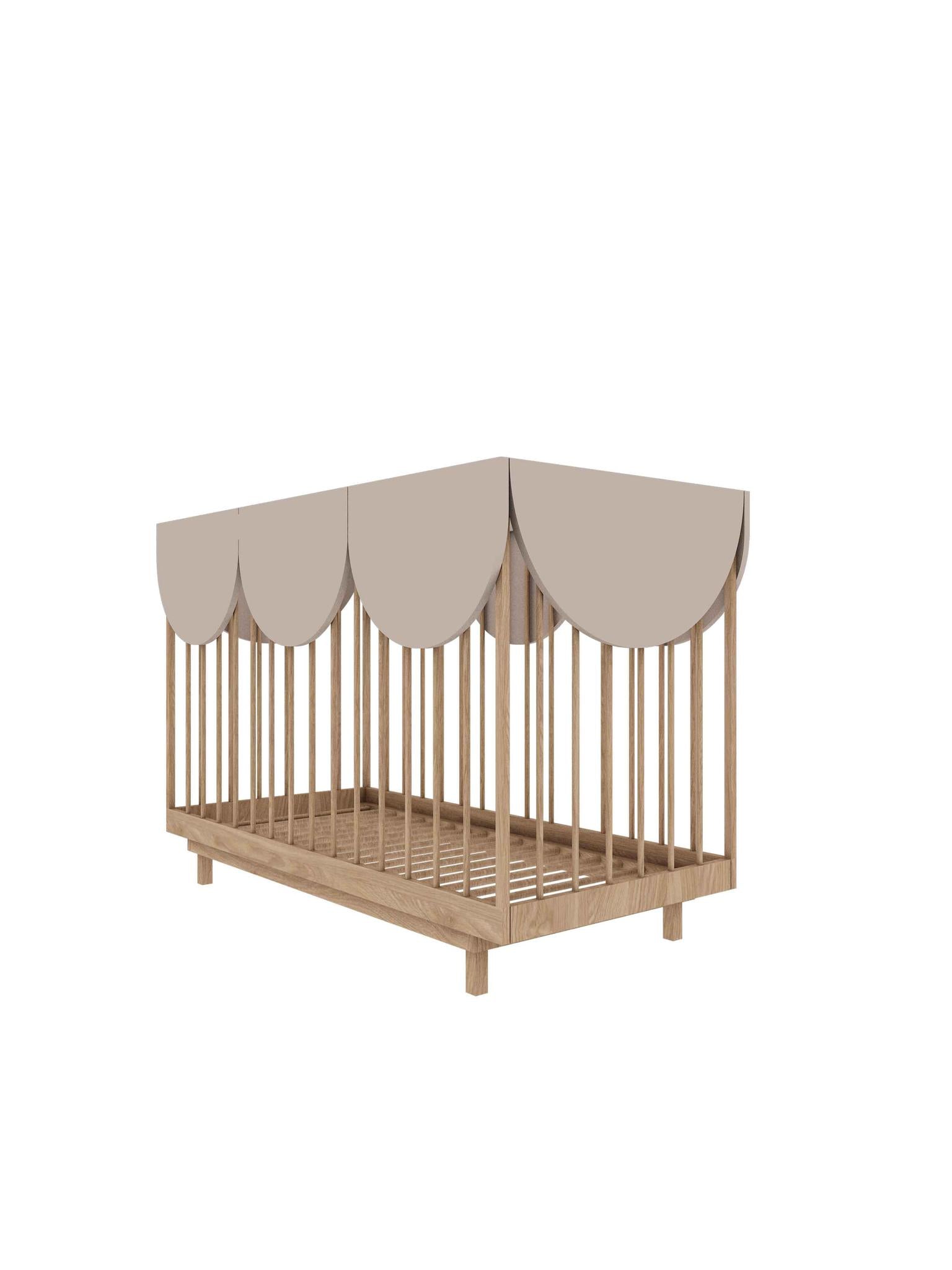 Handmade 'Bloom' Cot Bed 70 x 140