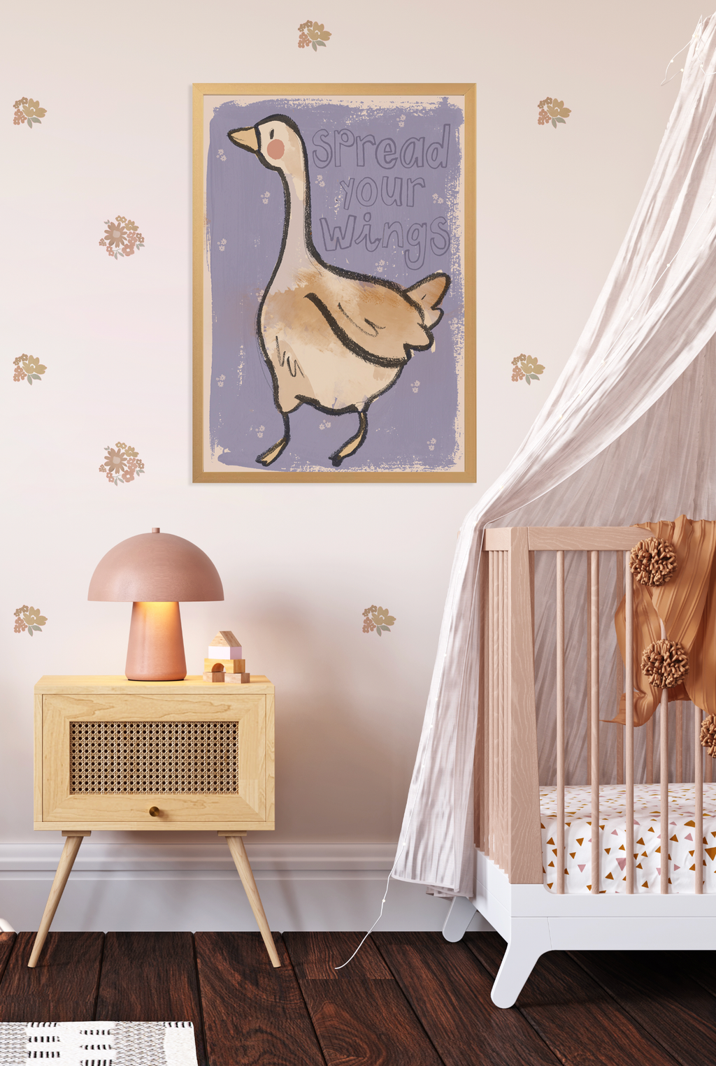 Duck 'Spread Your Wings'  50X70CM Wall Poster