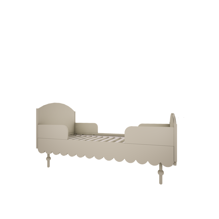 Handmade 'Babushka' Olive Cot Bed 70 x 140cm