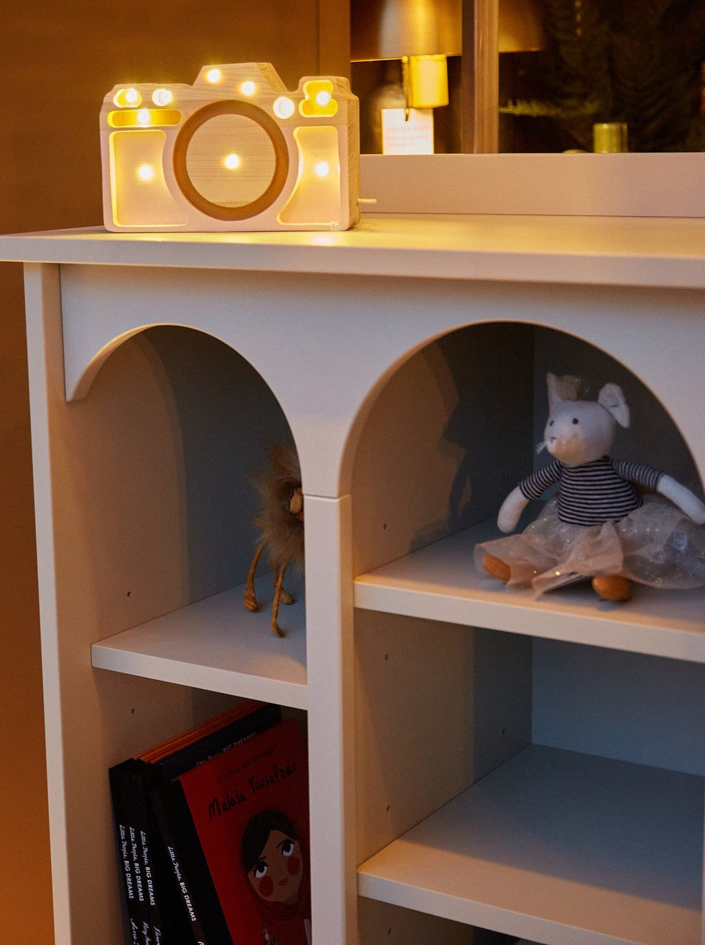 Handmade 'Babushka' Olive Bookshelf