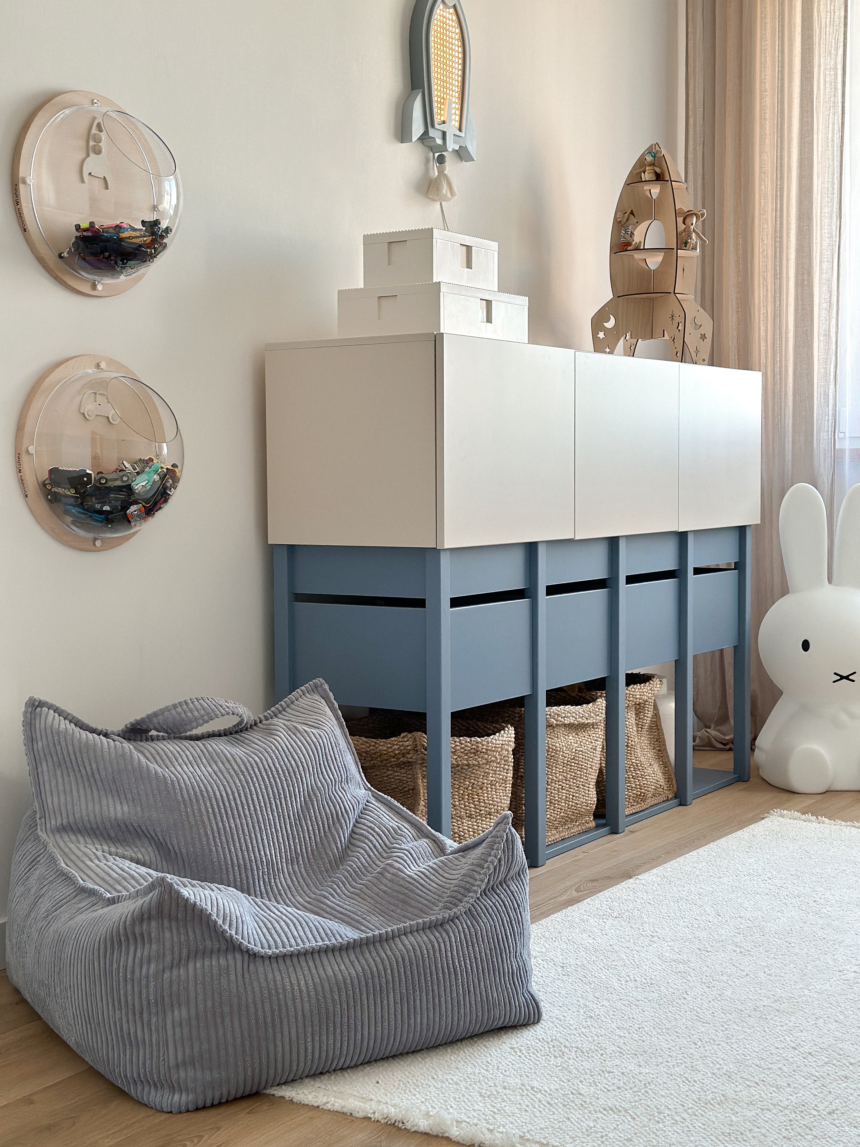 Handmade 'Tweens' Blue Chest of Drawers