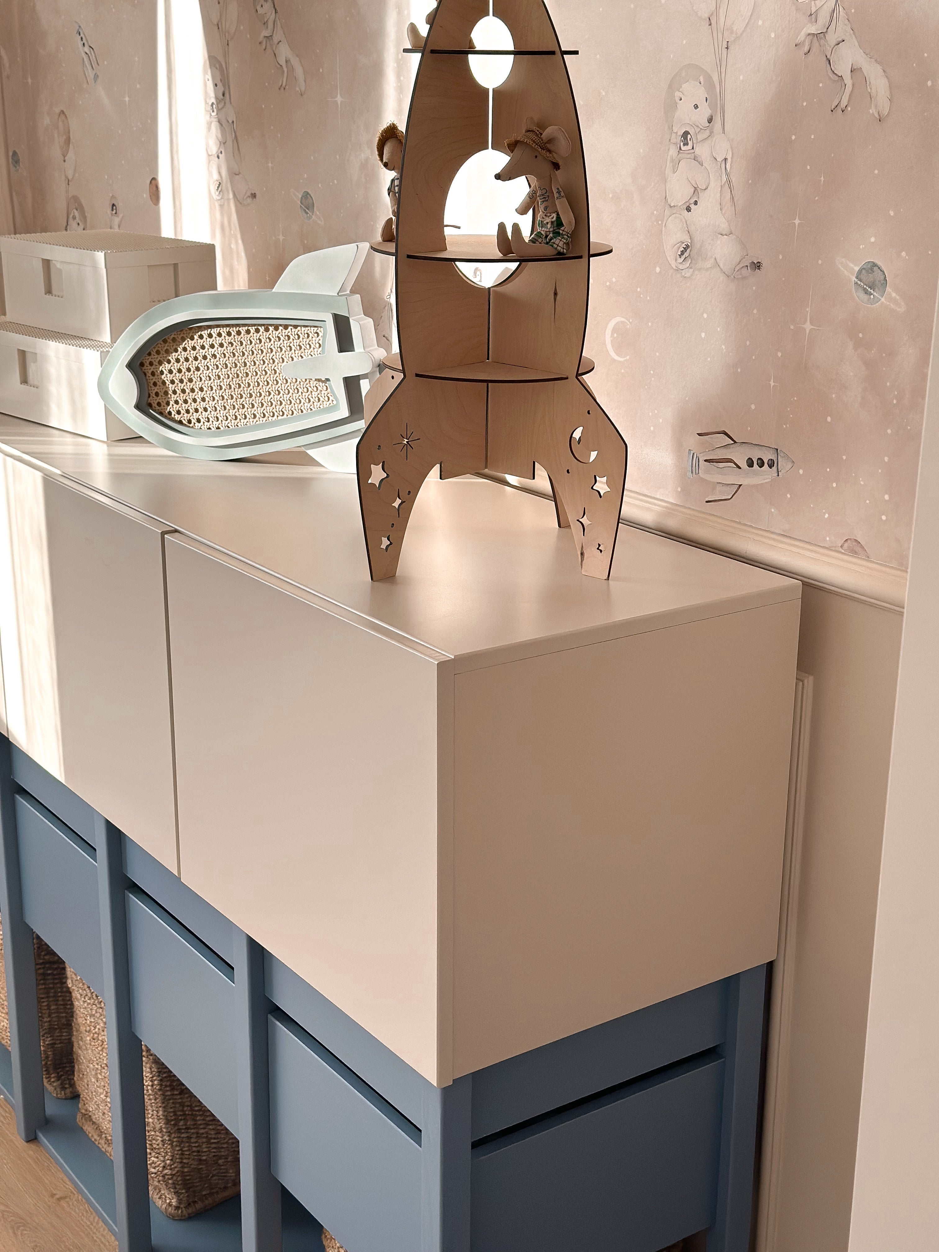 Handmade 'Tweens' Blue Chest of Drawers