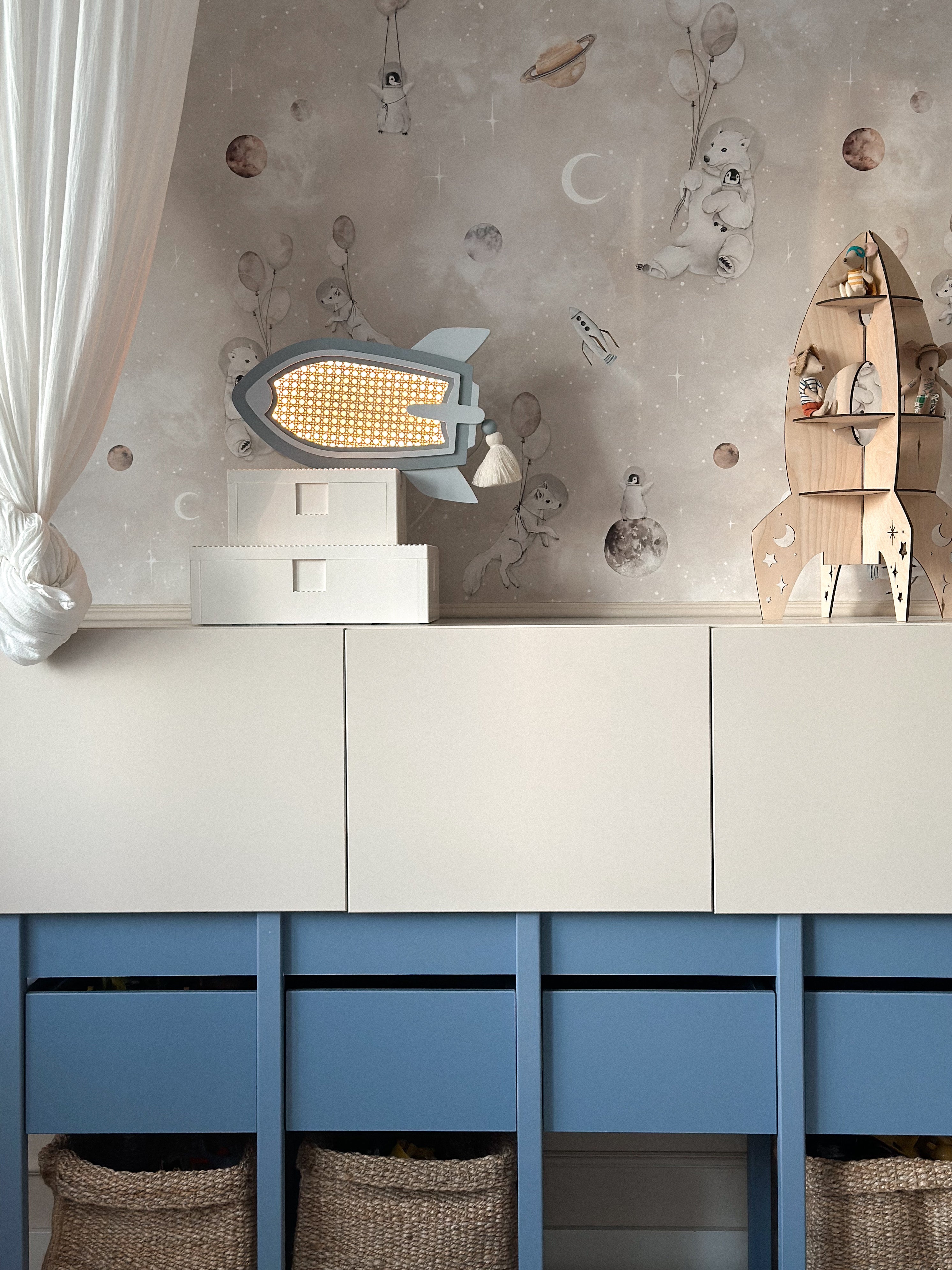 Handmade 'Tweens' Blue Chest of Drawers