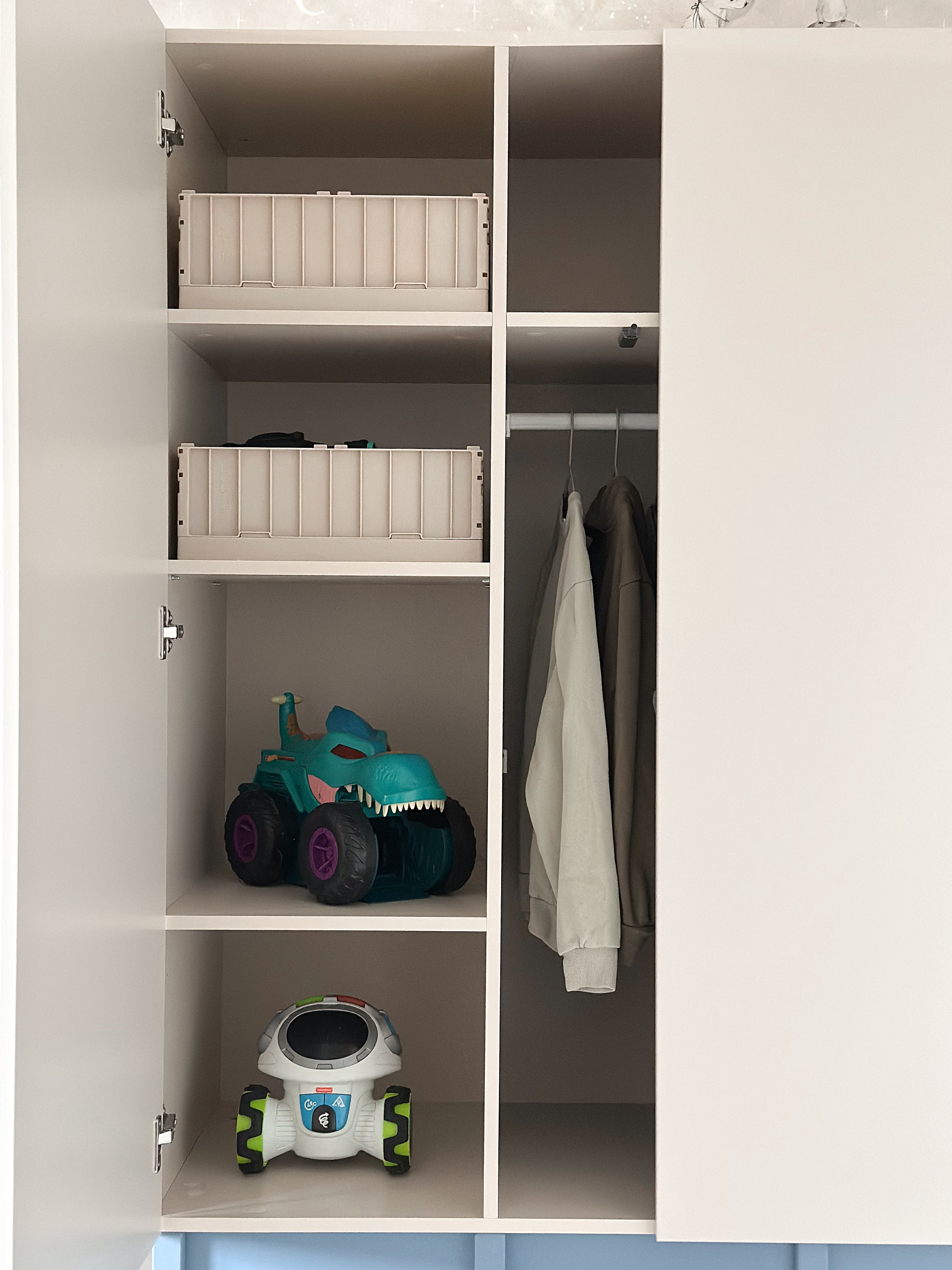 Handmade 'Tweens' Blue Wardrobe