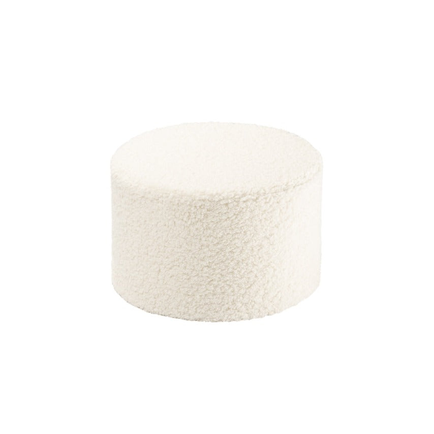 Teddy Round Pouffe - 3 Colour Options Available