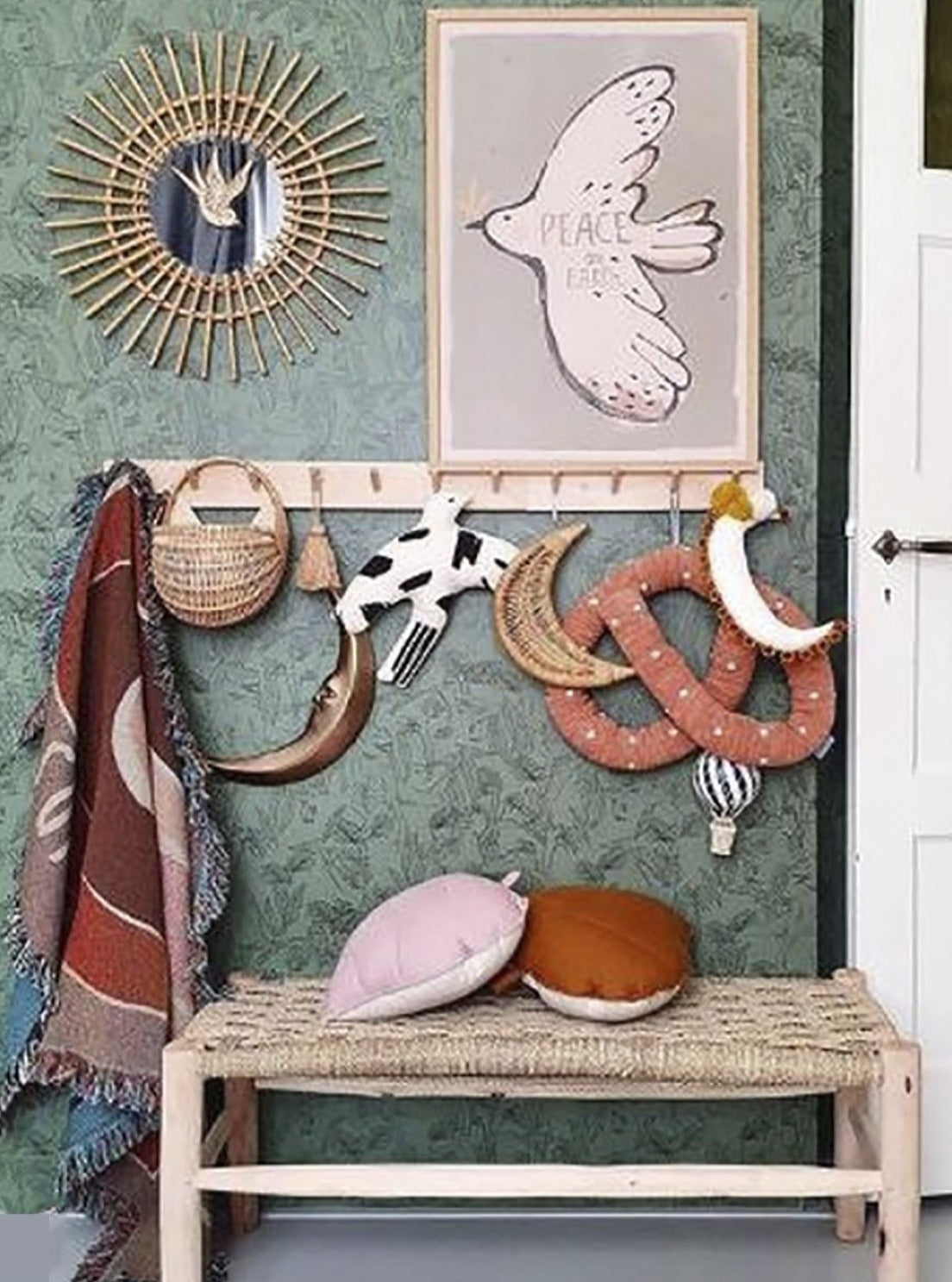 Peace Bird 'Peace On Earth' Wall Poster - 2 Sizes Available