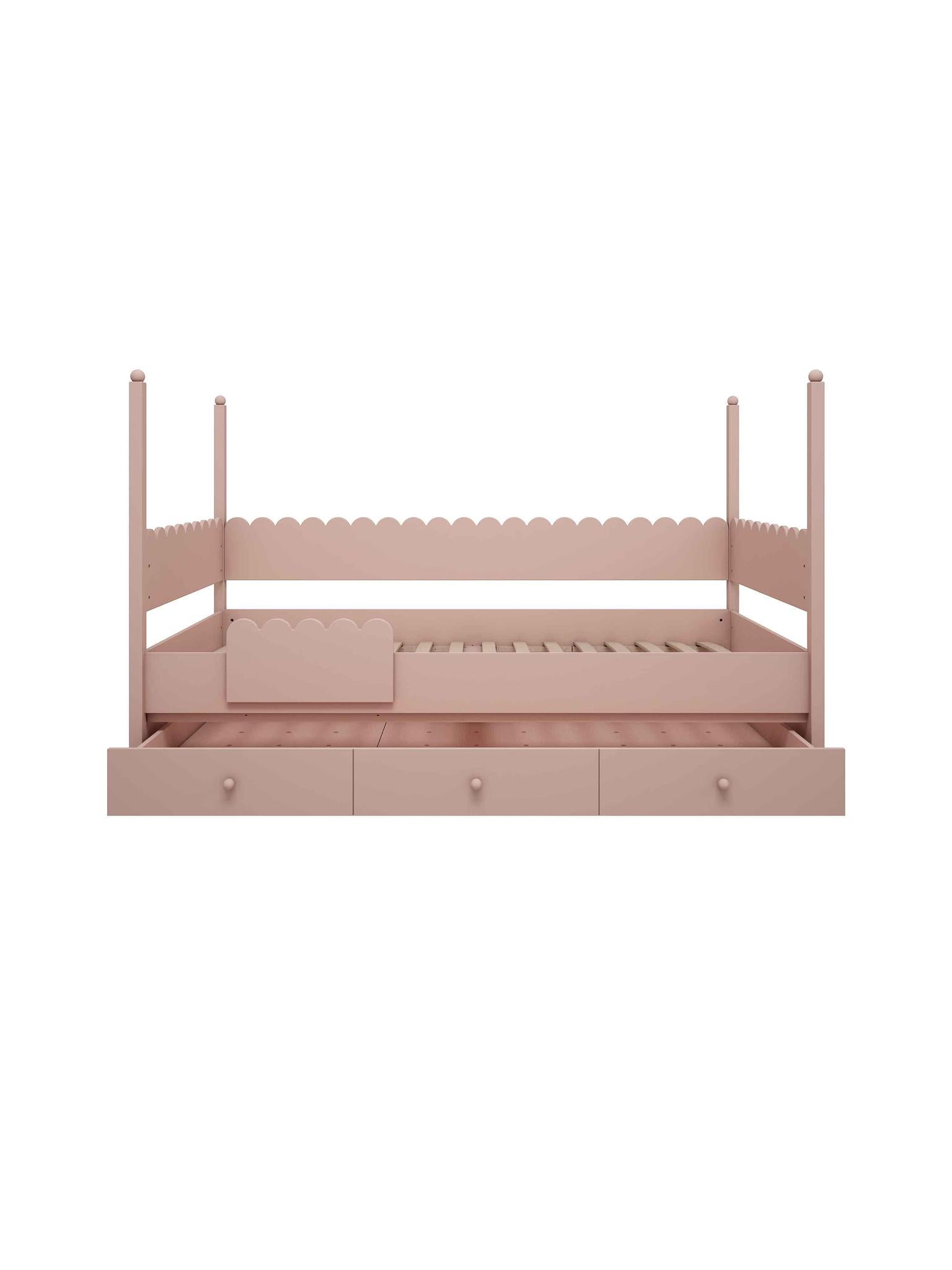 Handmade 'Babushka' Bunk Bed in Pink