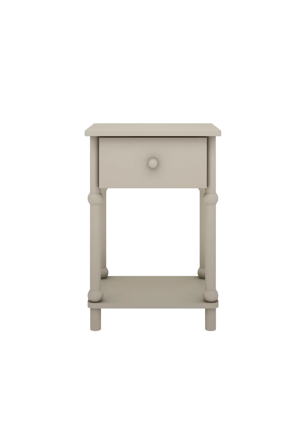 Handmade 'Babushka' Olive Bedside Table