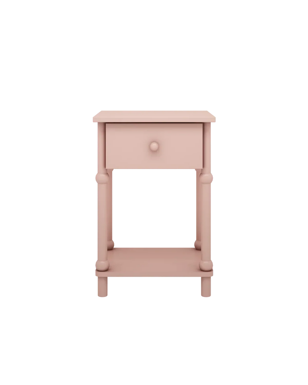 Handmade 'Babushka' Pink Bedside Table
