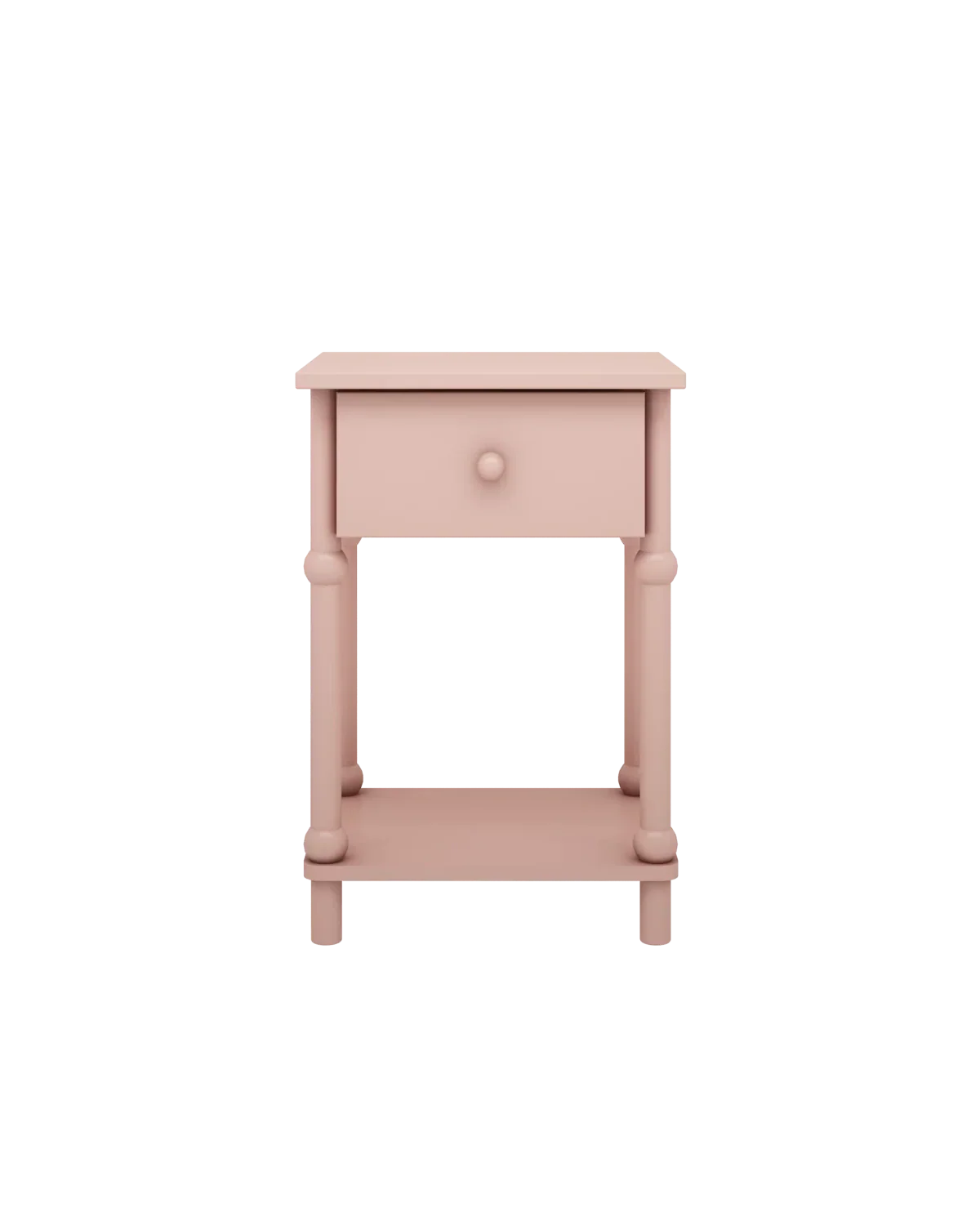 Handmade 'Babushka' Pink Bedside Table