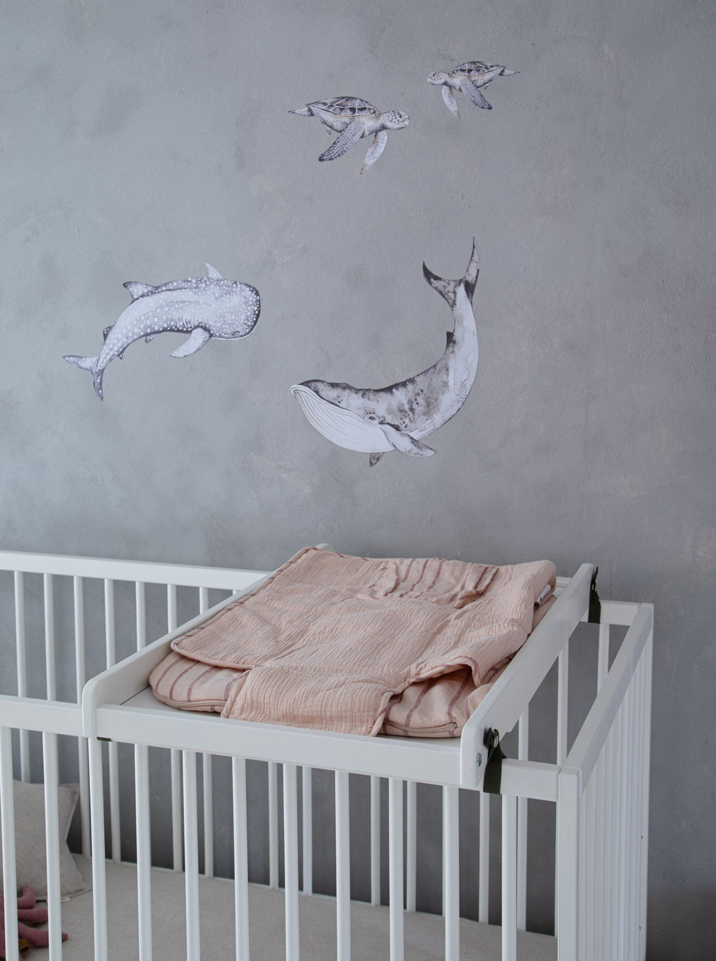 Handmade 'Babushka' White Cot Bed 70 x 140cm