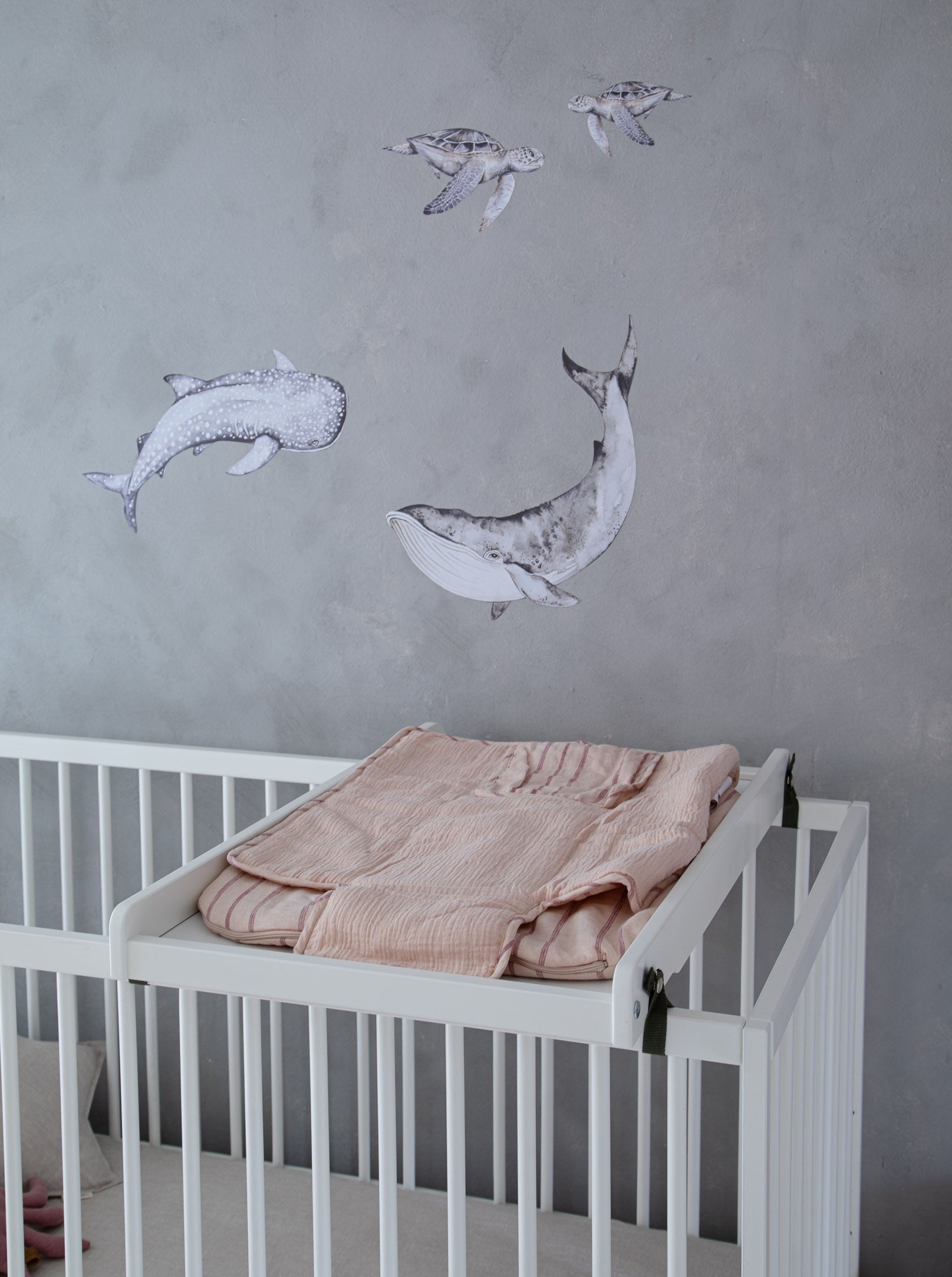 Handmade 'Babushka' White Cot Bed 70 x 140cm