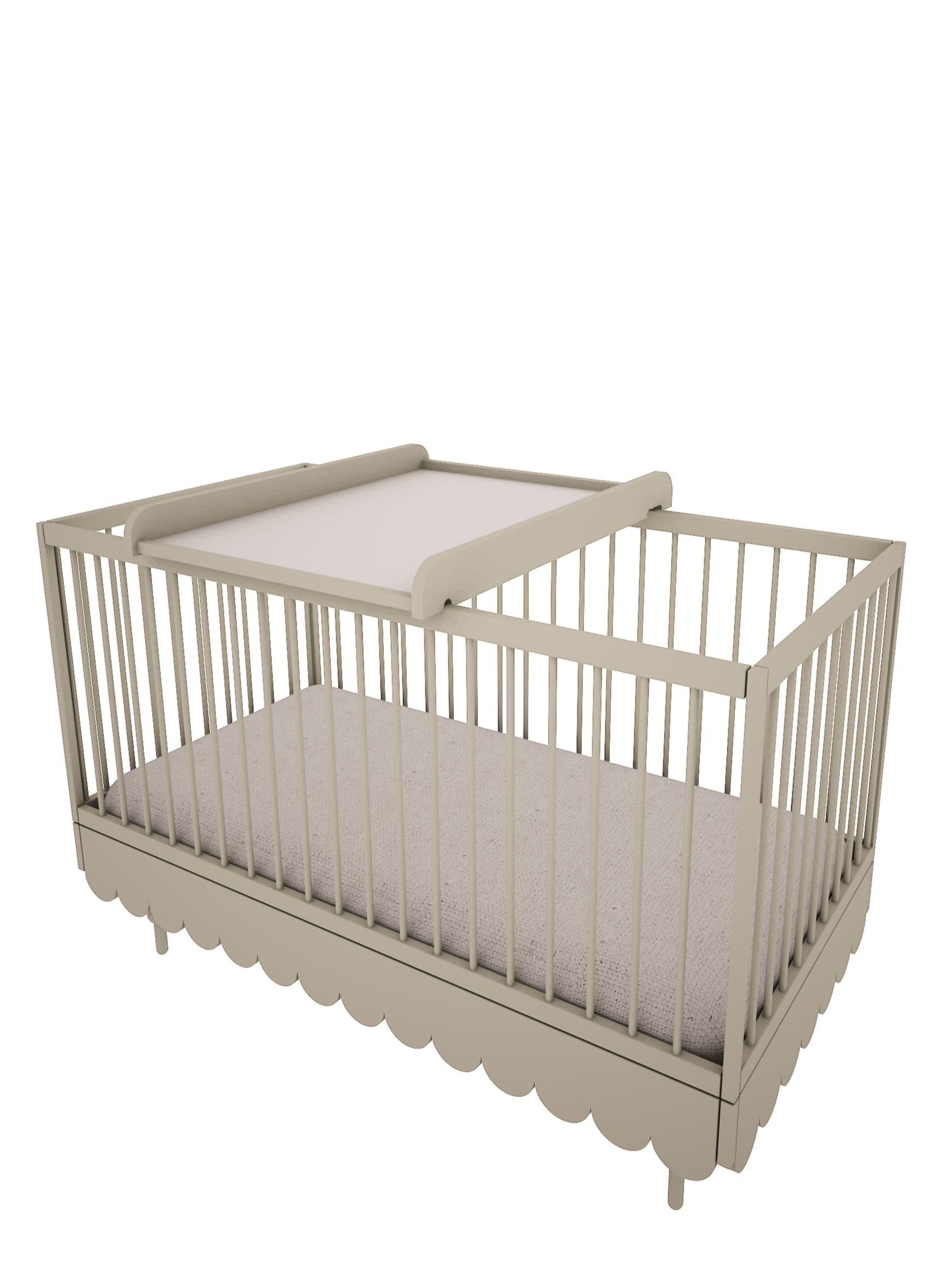 Baby Changing Unit for Babushka Collection in Olive