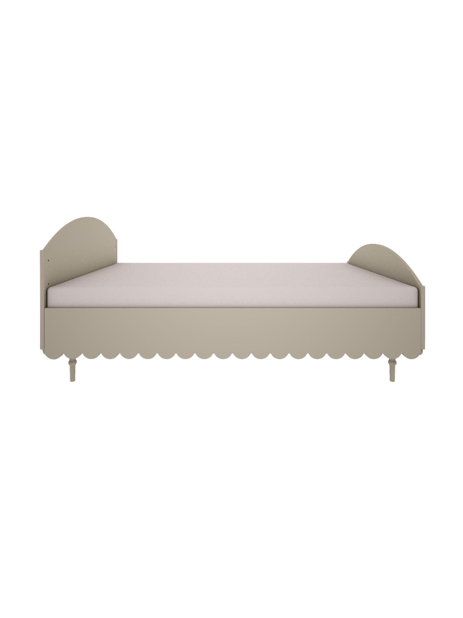 Handmade 'Babushka' Olive Bed 120 x 200cm