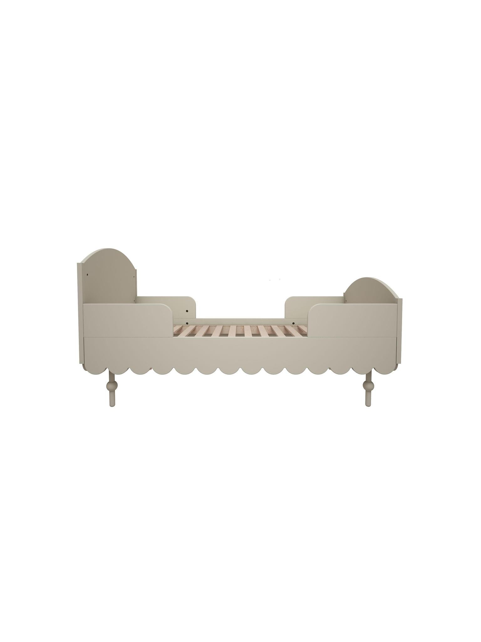 Handmade 'Babushka' Olive Cot Bed 70 x 140cm