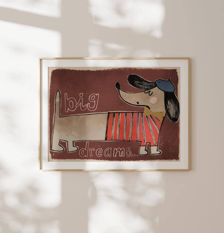 Tekel 'Big Dreams' Wall Poster - 2 Sizes Available