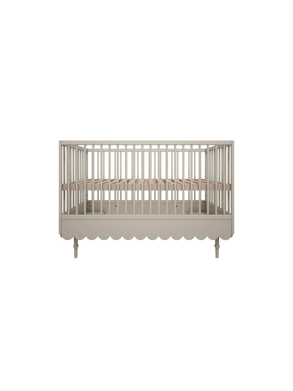 Handmade 'Babushka' Olive Cot Bed 70 x 140cm