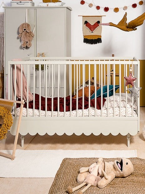 Handmade 'Babushka' Pink Cot Bed 70 x 140cm