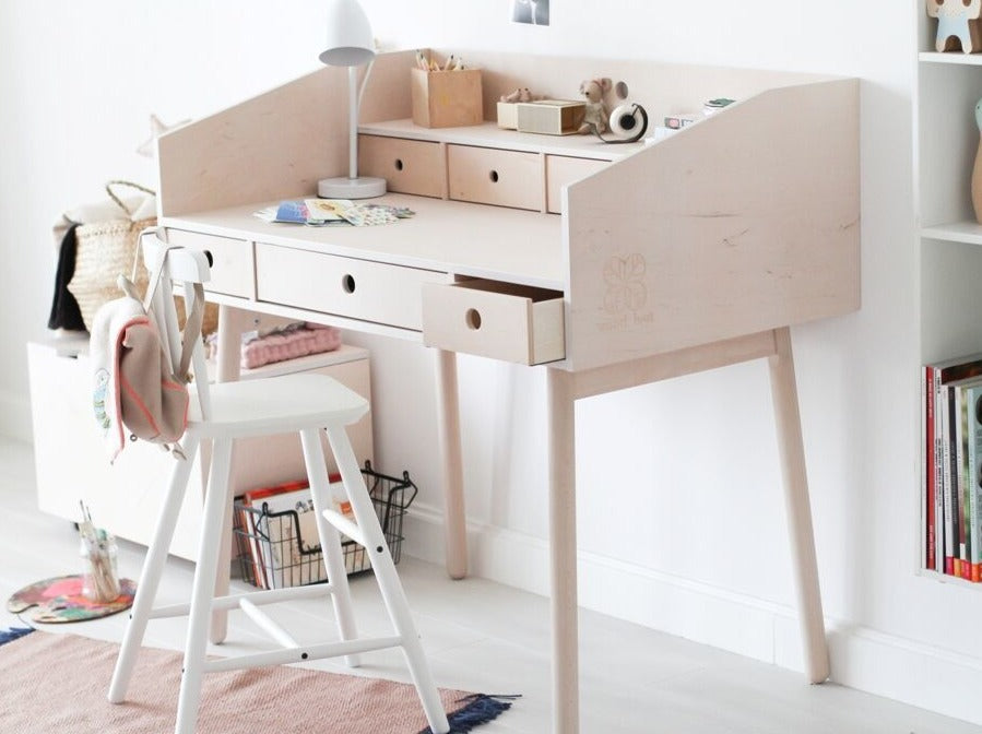 Handmade Birch 'River' Writing Desk - 3 Options