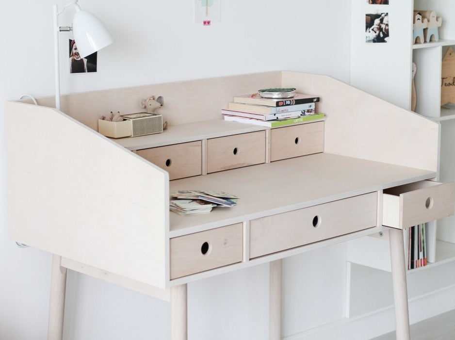 Handmade Birch 'River' Writing Desk - 3 Options