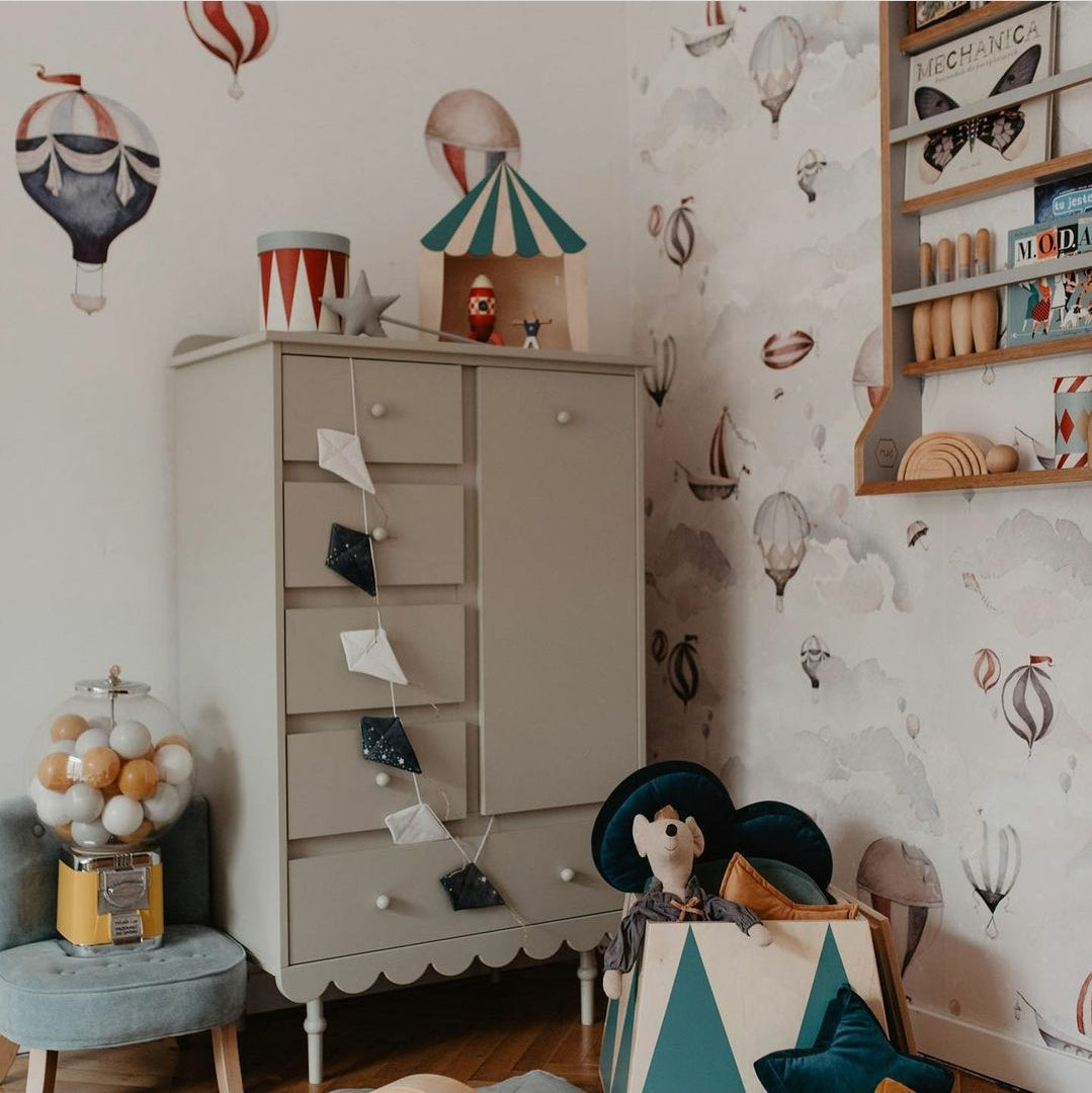 Handmade 'Babushka' Olive Chest of Drawers