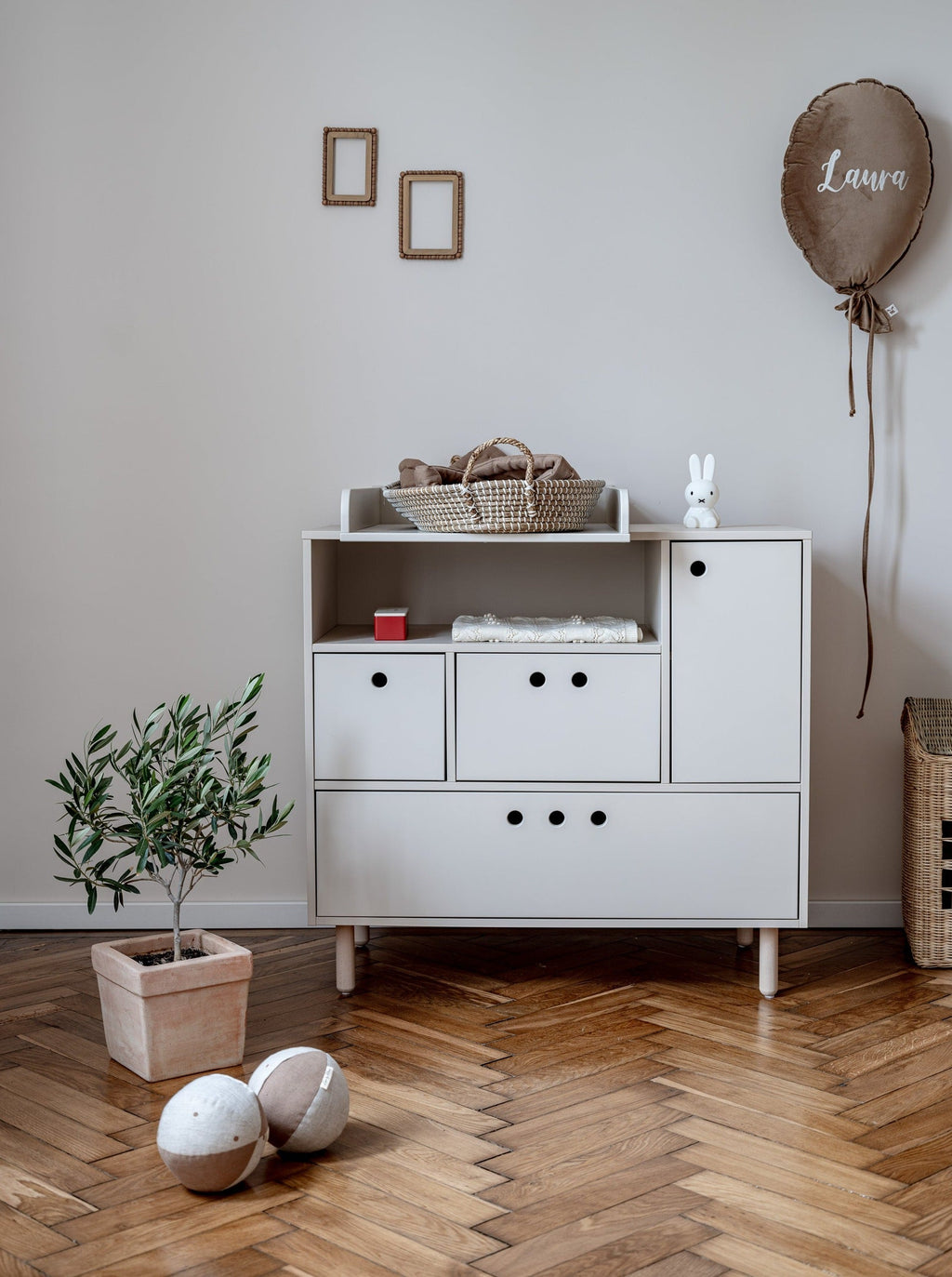 Handmade Birch 'River' Chest of Drawer - Sand