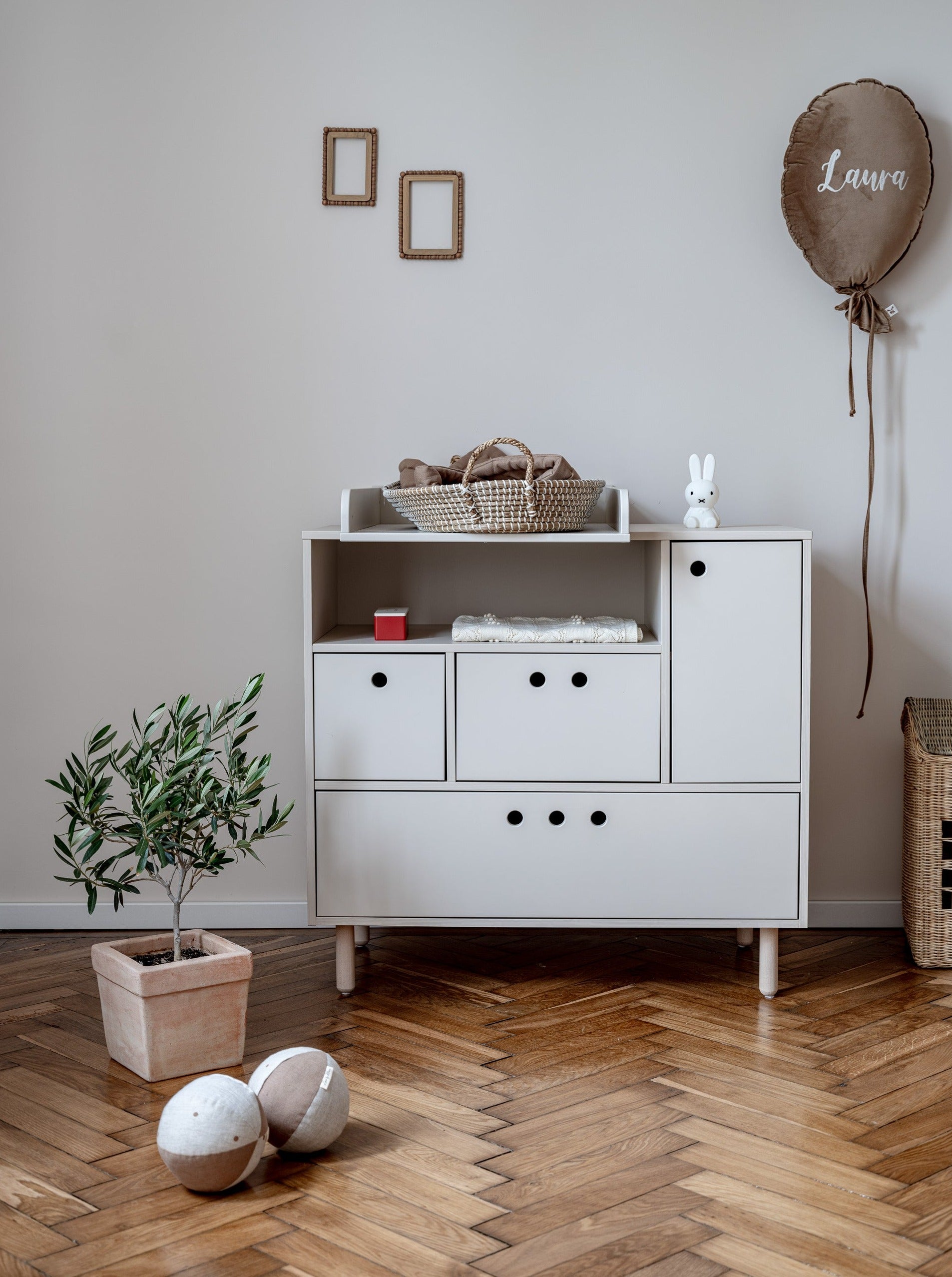 Handmade Birch 'River' Chest of Drawer - Sand