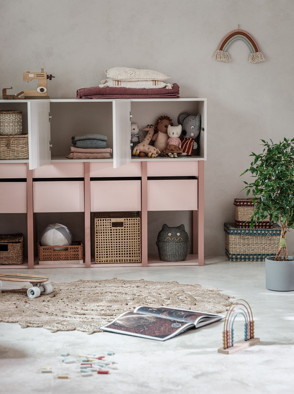 Handmade 'Tweens' Pink Chest of Drawers