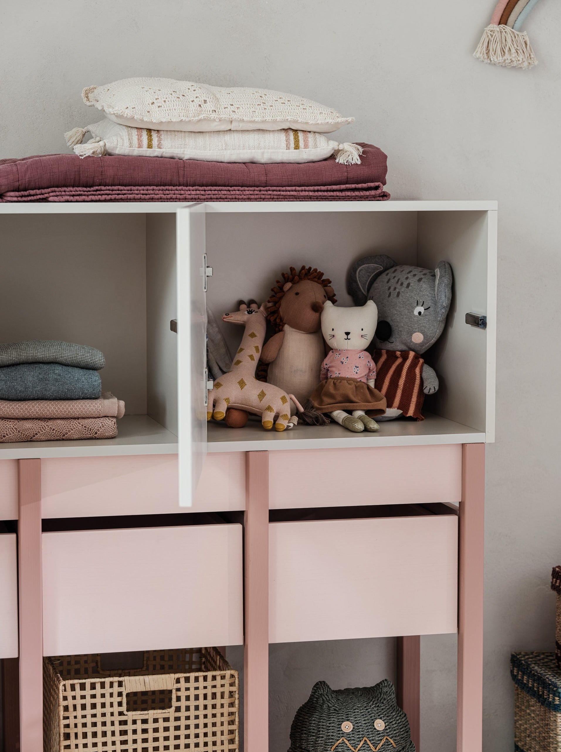Handmade 'Tweens' Pink Chest of Drawers